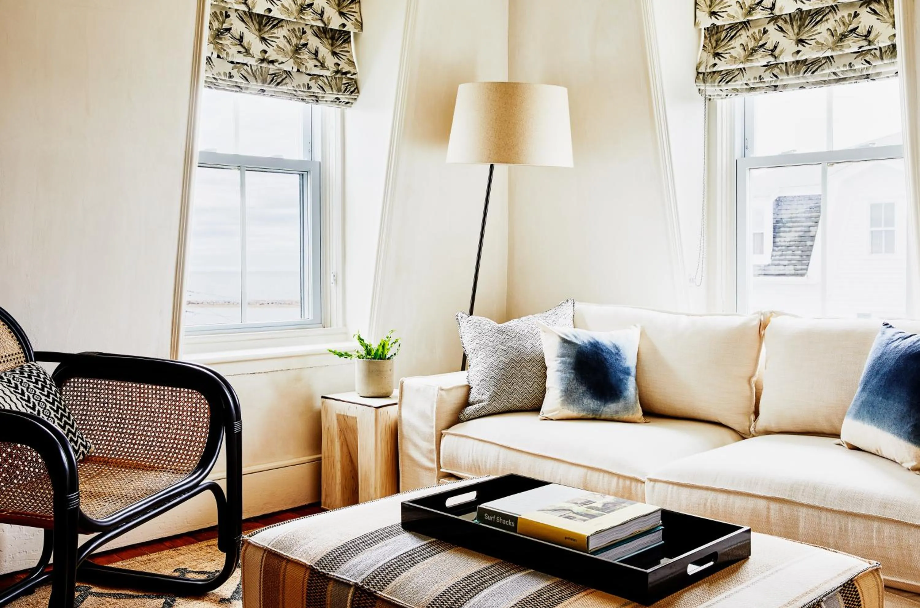Seating area in Block Island Beach House