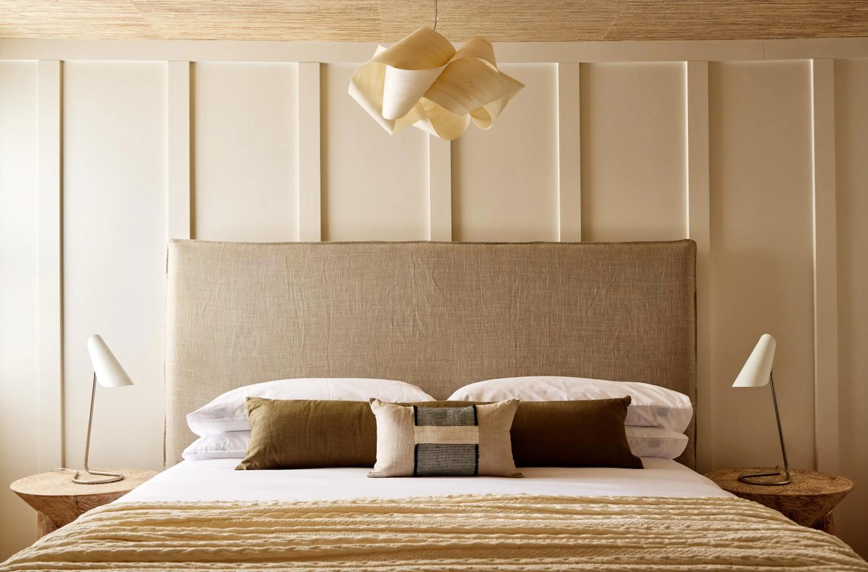 Bed in Block Island Beach House