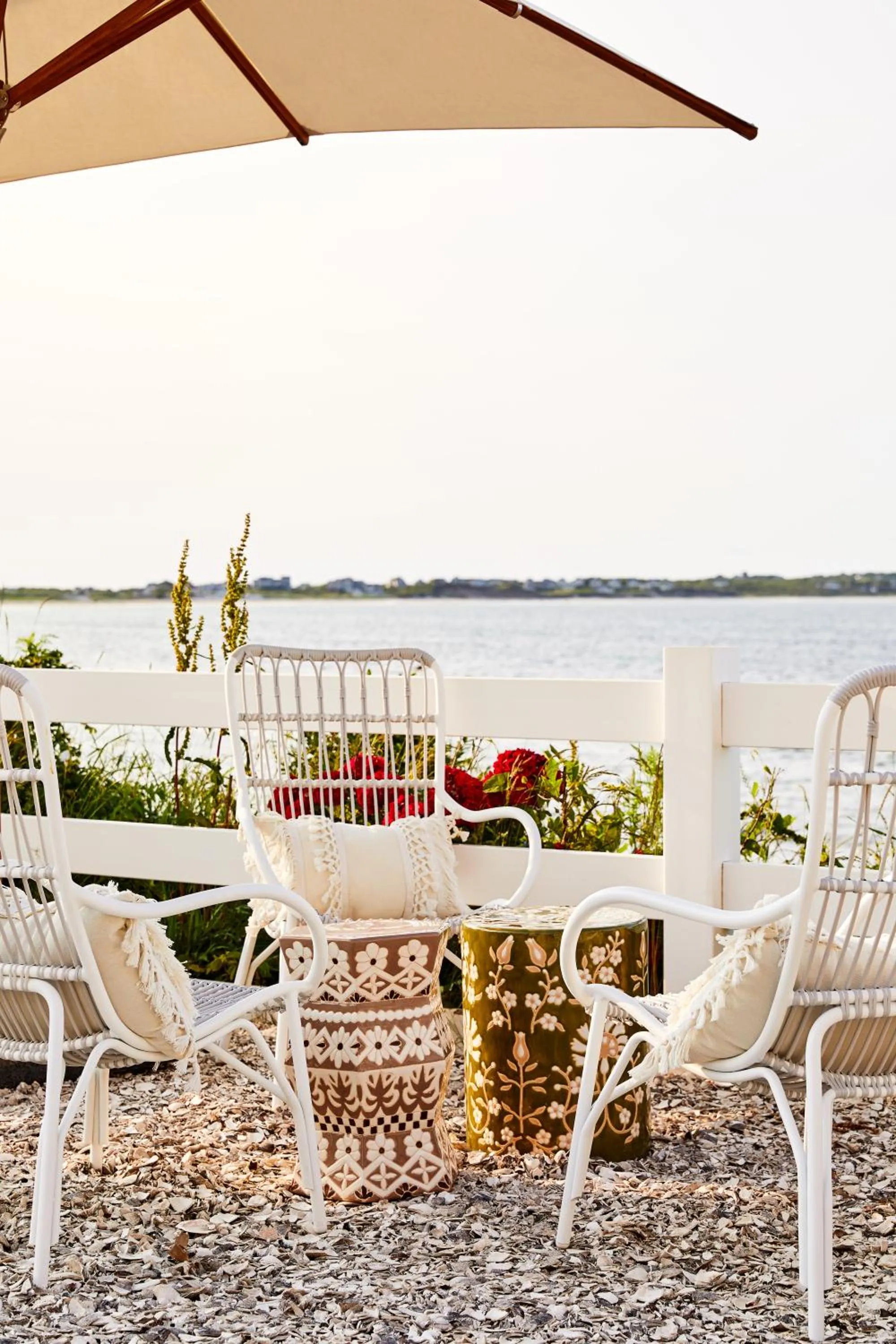 Patio in Block Island Beach House