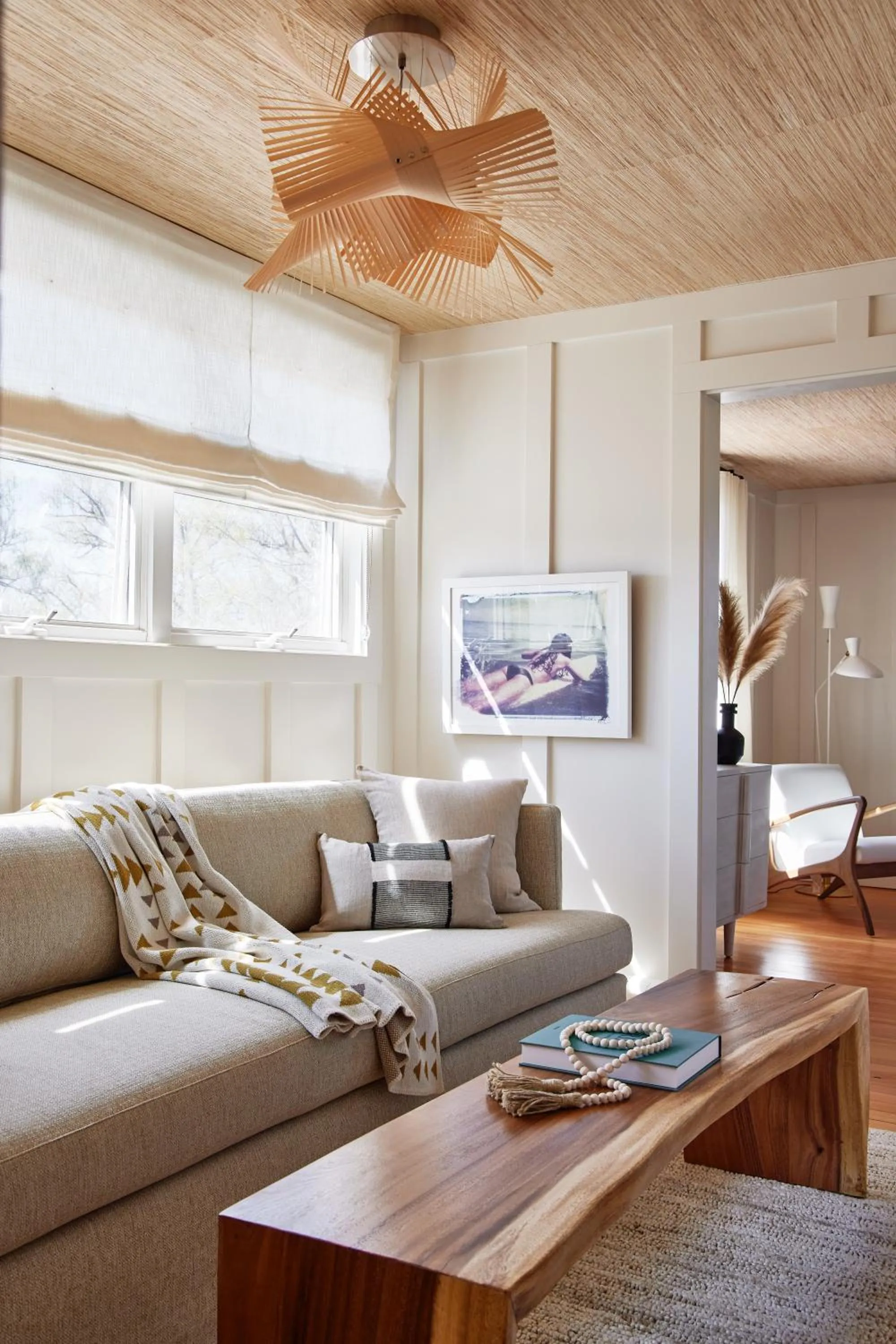 Living room in Block Island Beach House