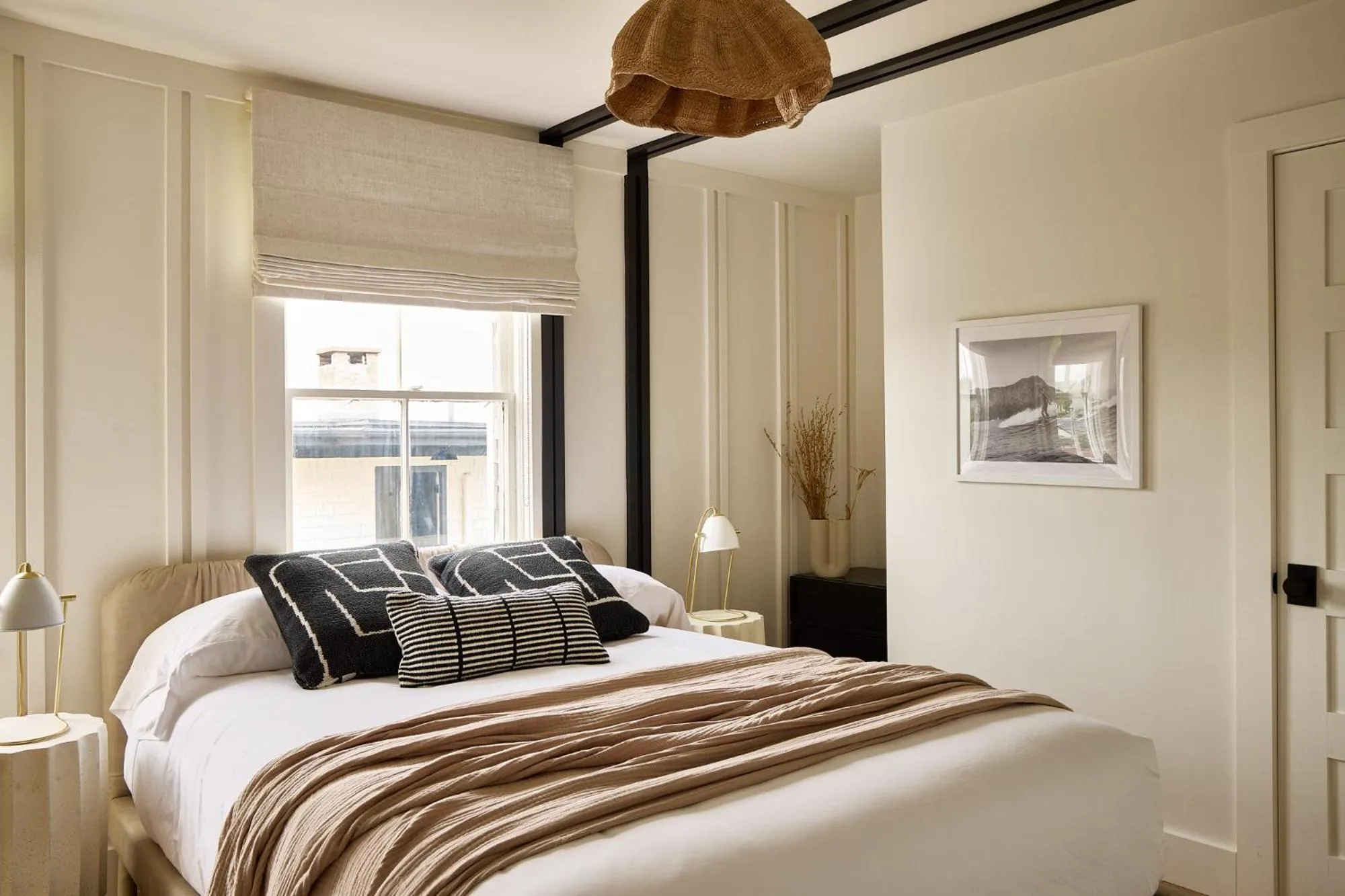 Bed in Block Island Beach House