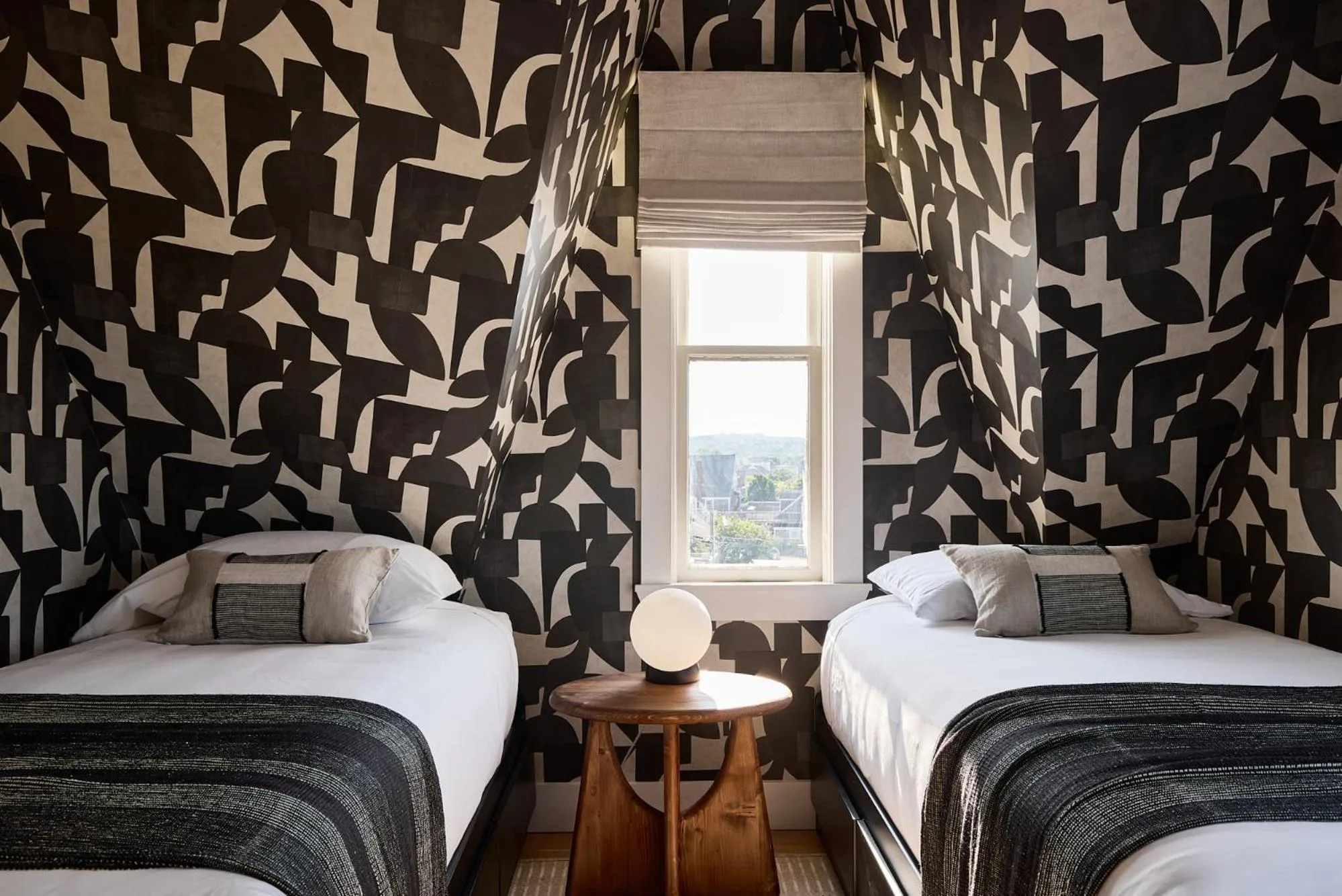 Bed in Block Island Beach House