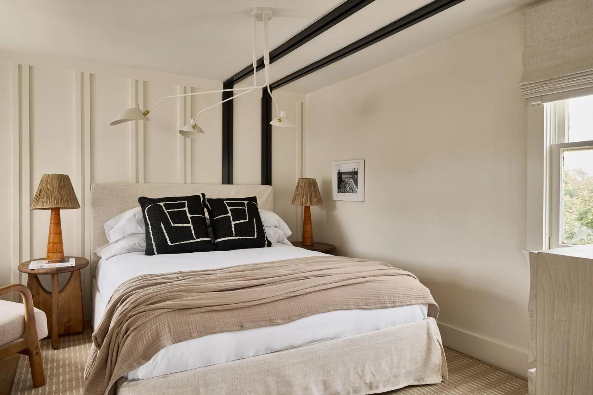 Bed in Block Island Beach House