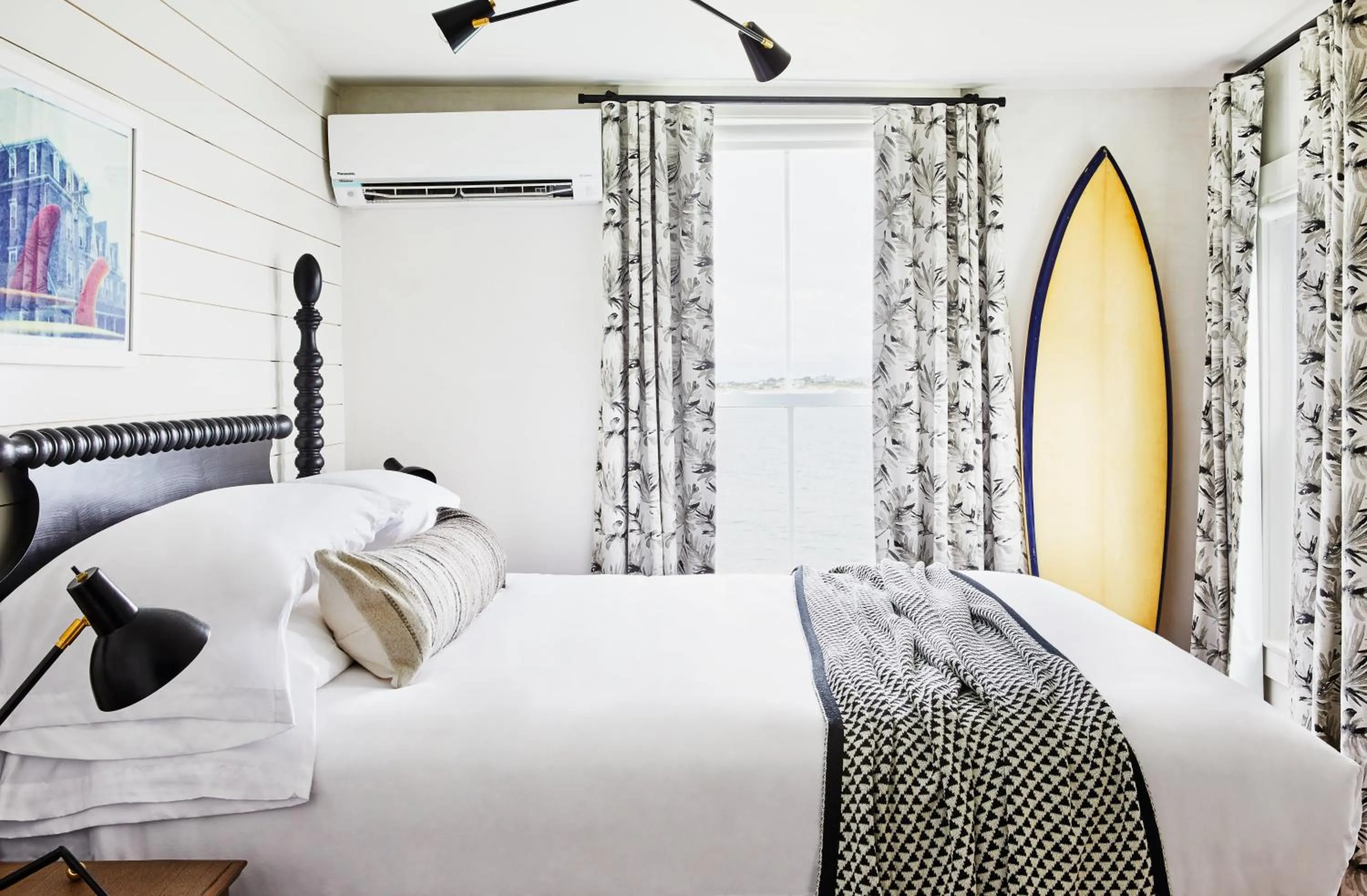 Bedroom, Bed in Block Island Beach House