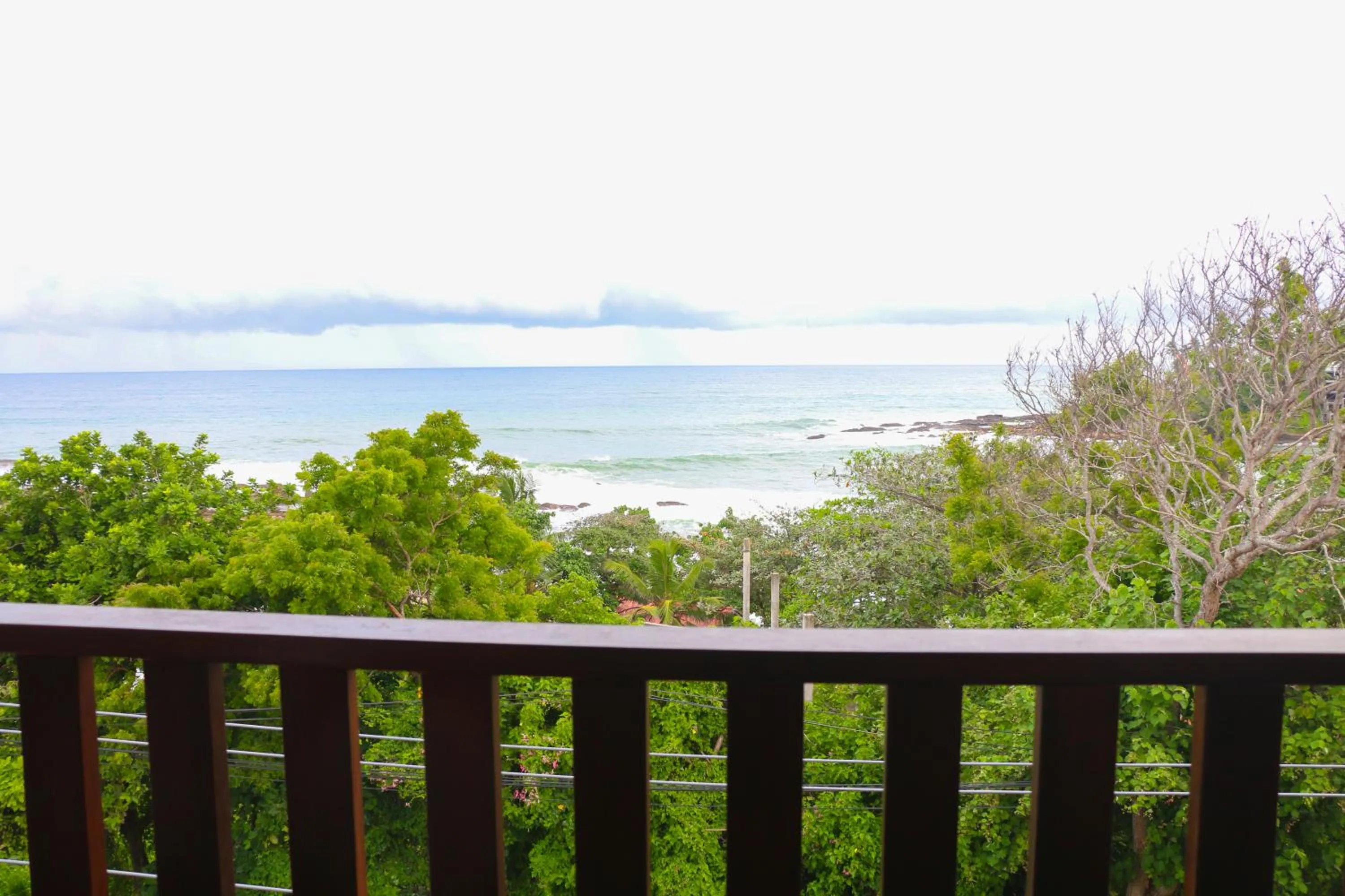 Balcony/Terrace in Seafood Restaurant and Motel