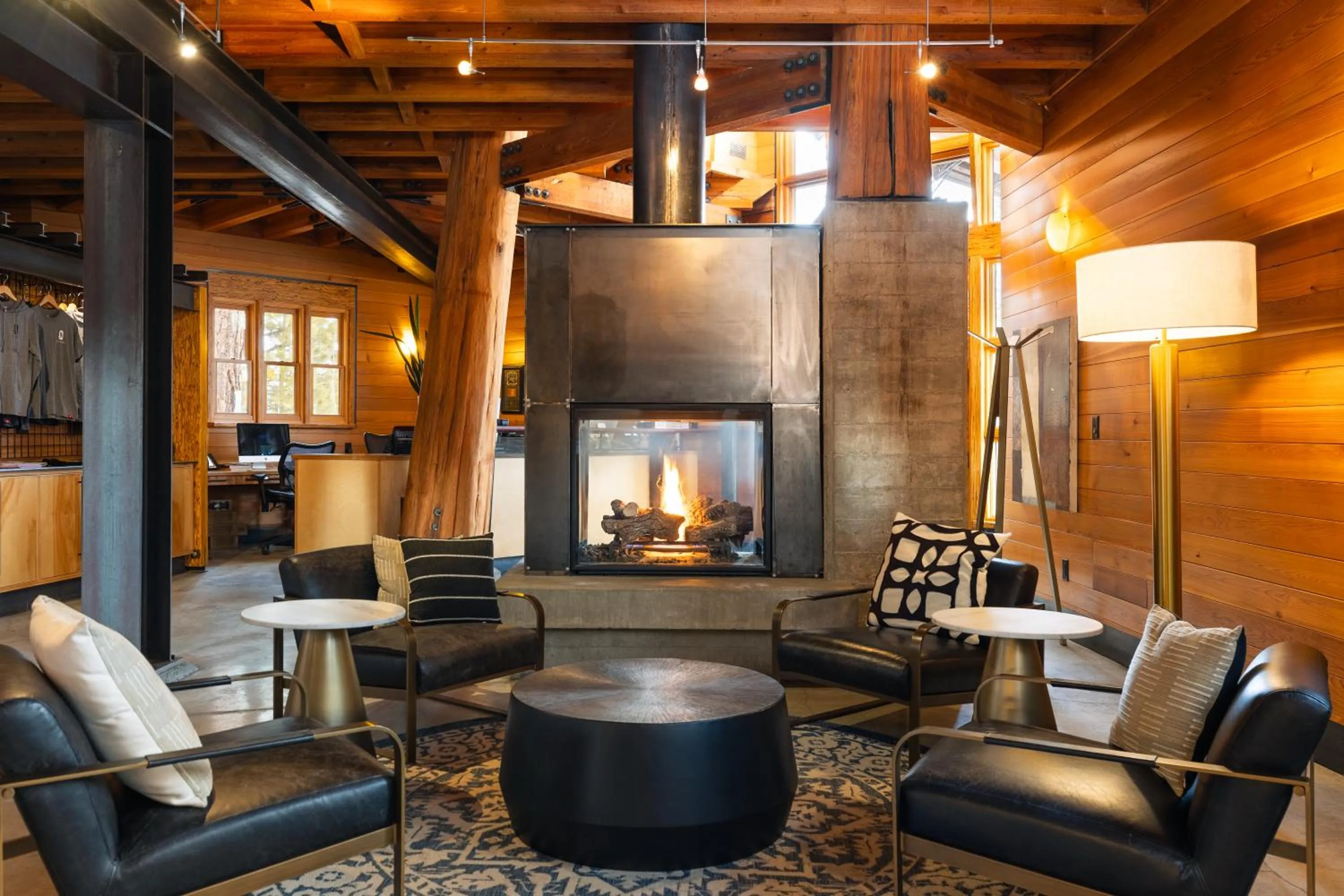Seating area in Gravity Haus Truckee-Tahoe