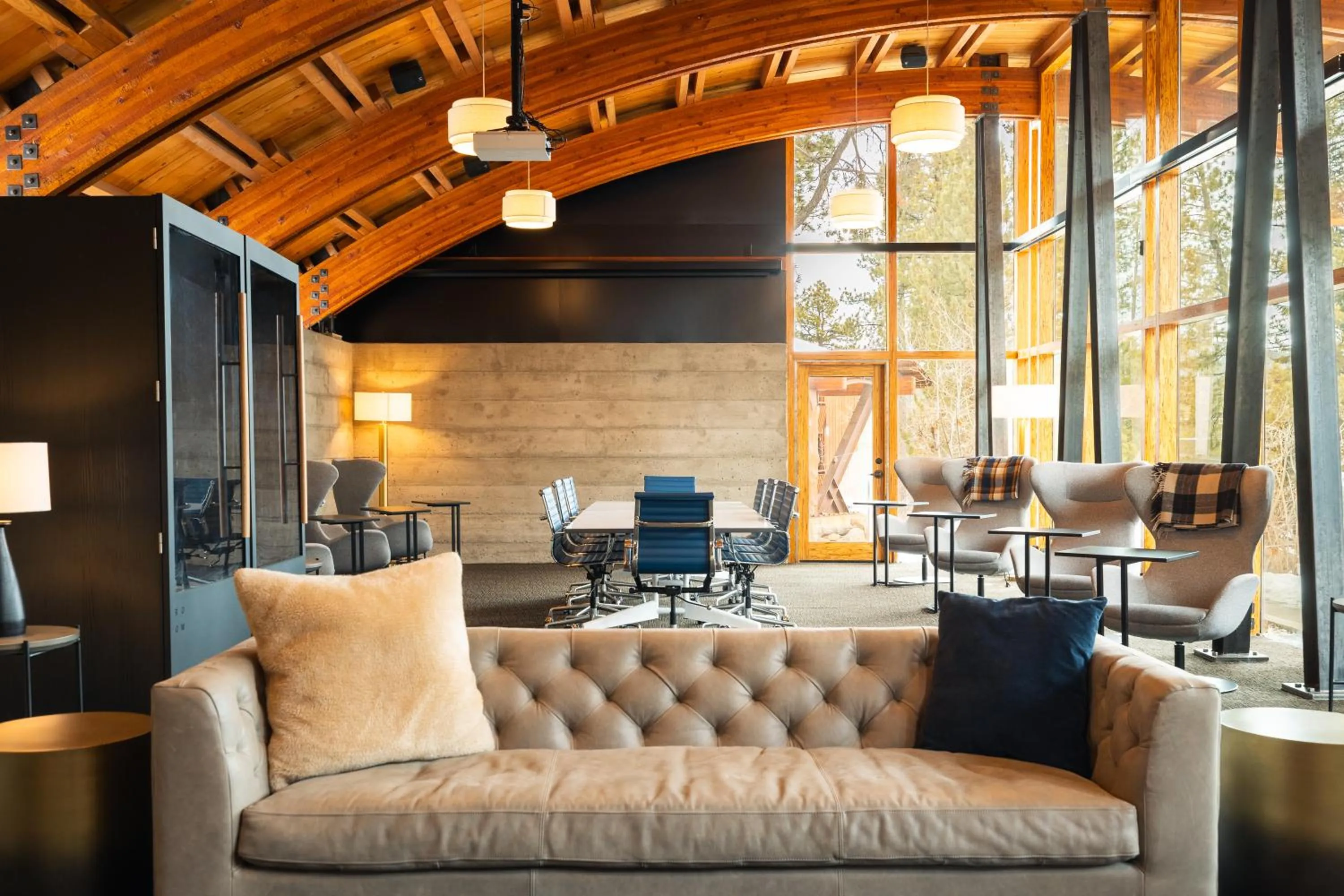 Seating area in Gravity Haus Truckee-Tahoe