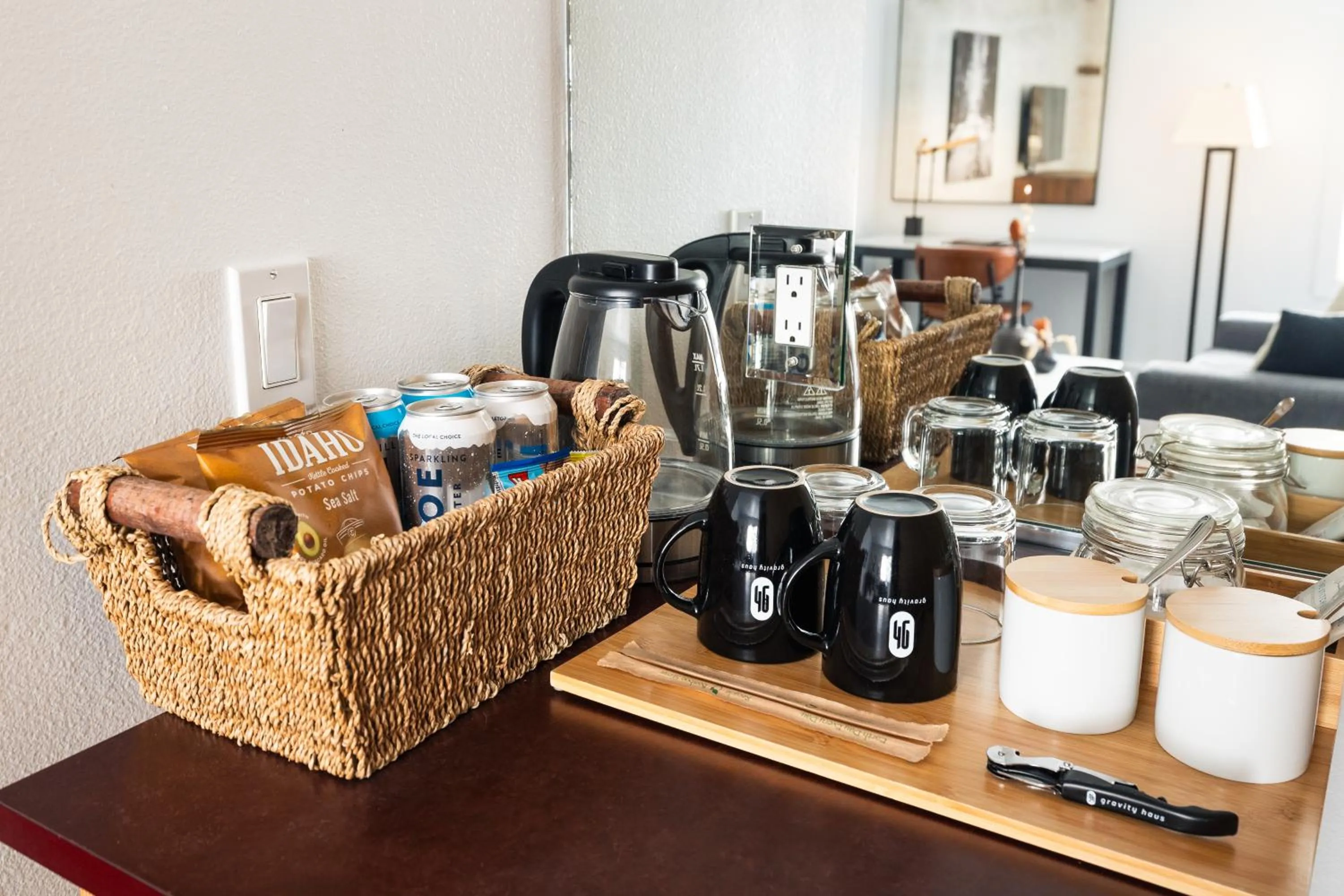 Food and drinks in Gravity Haus Truckee-Tahoe