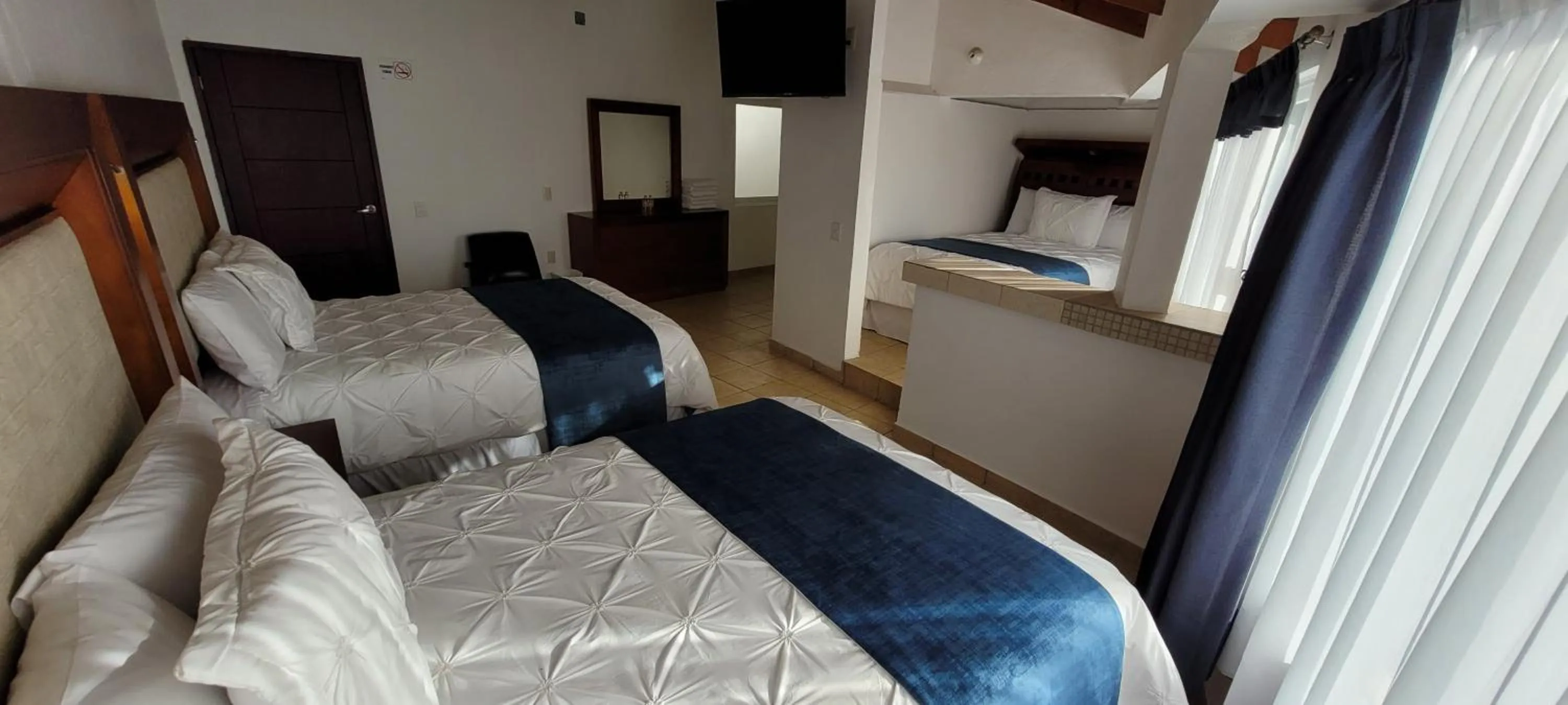 Bed in Hotel Tierras Blancas