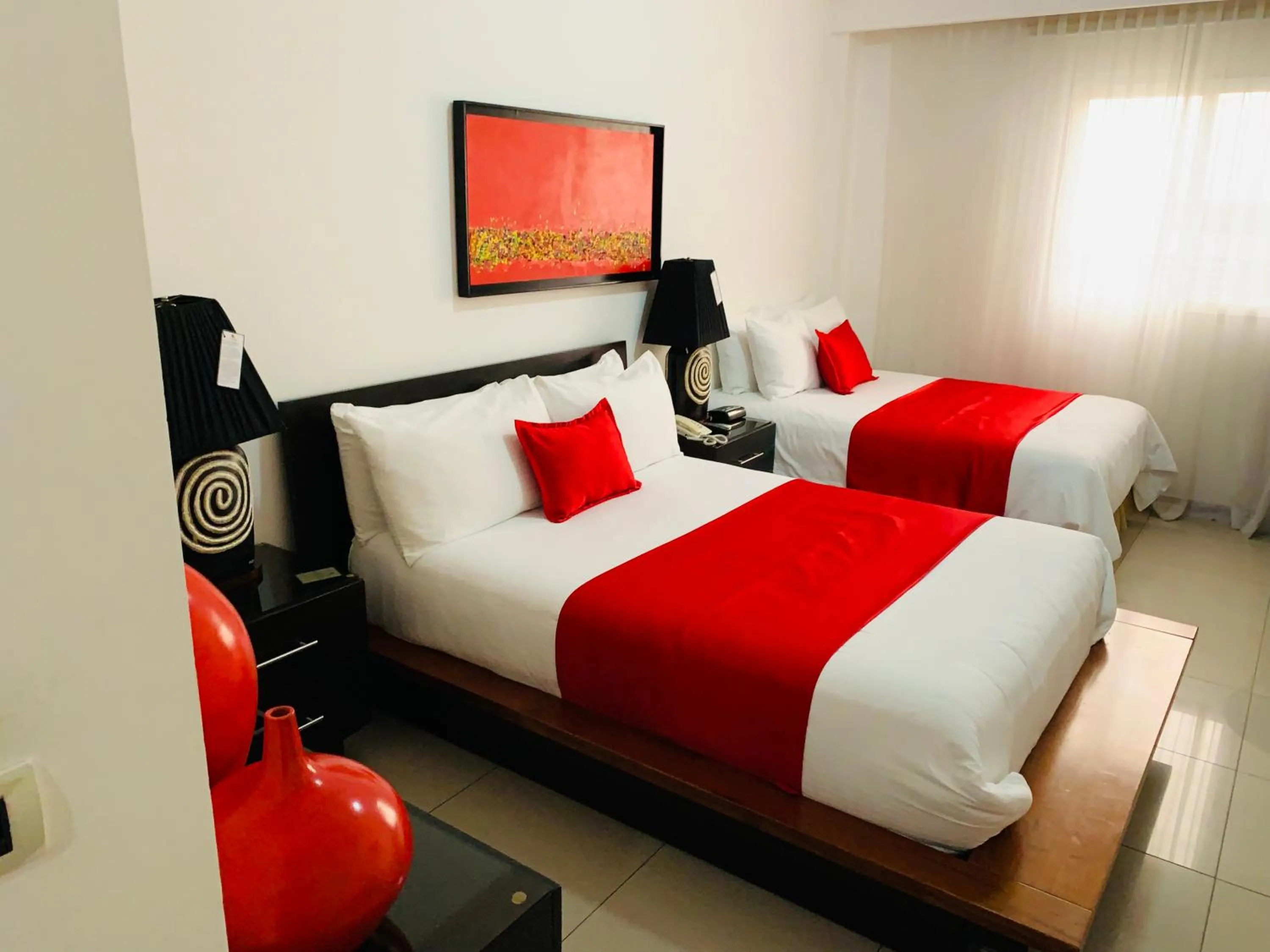 Bed in Hotel Galerias HN