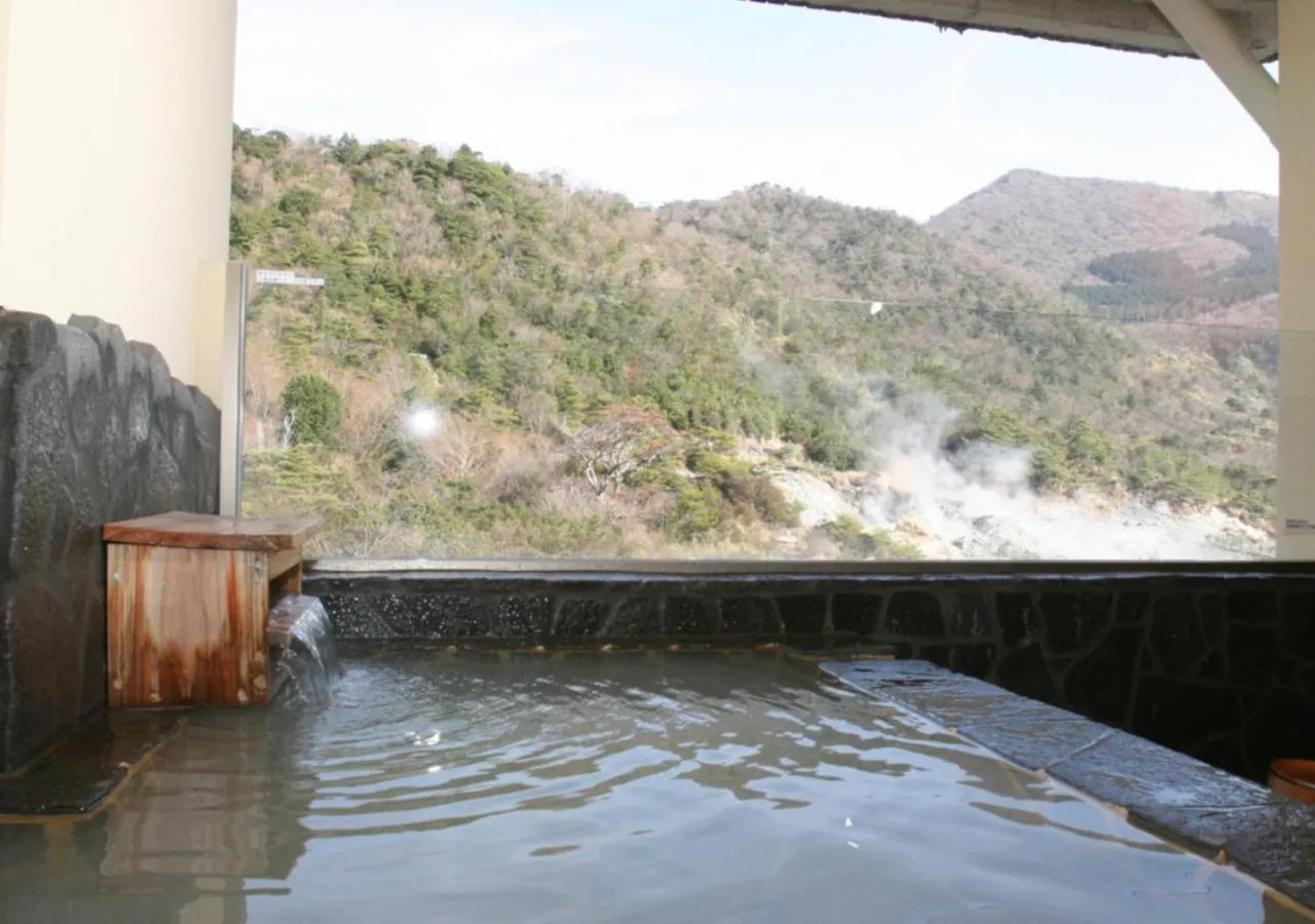 Mountain view in Unzen Iwaki Ryokan