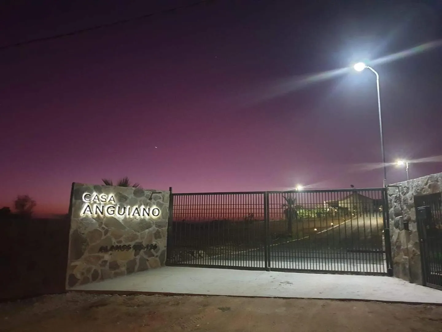 Night in Casa Anguiano Valle de Guadalupe