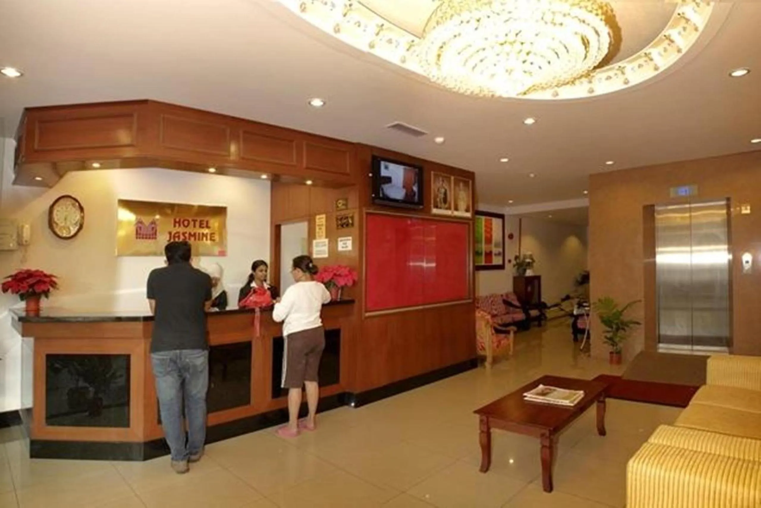 Lobby or reception in Jasmine Hotel