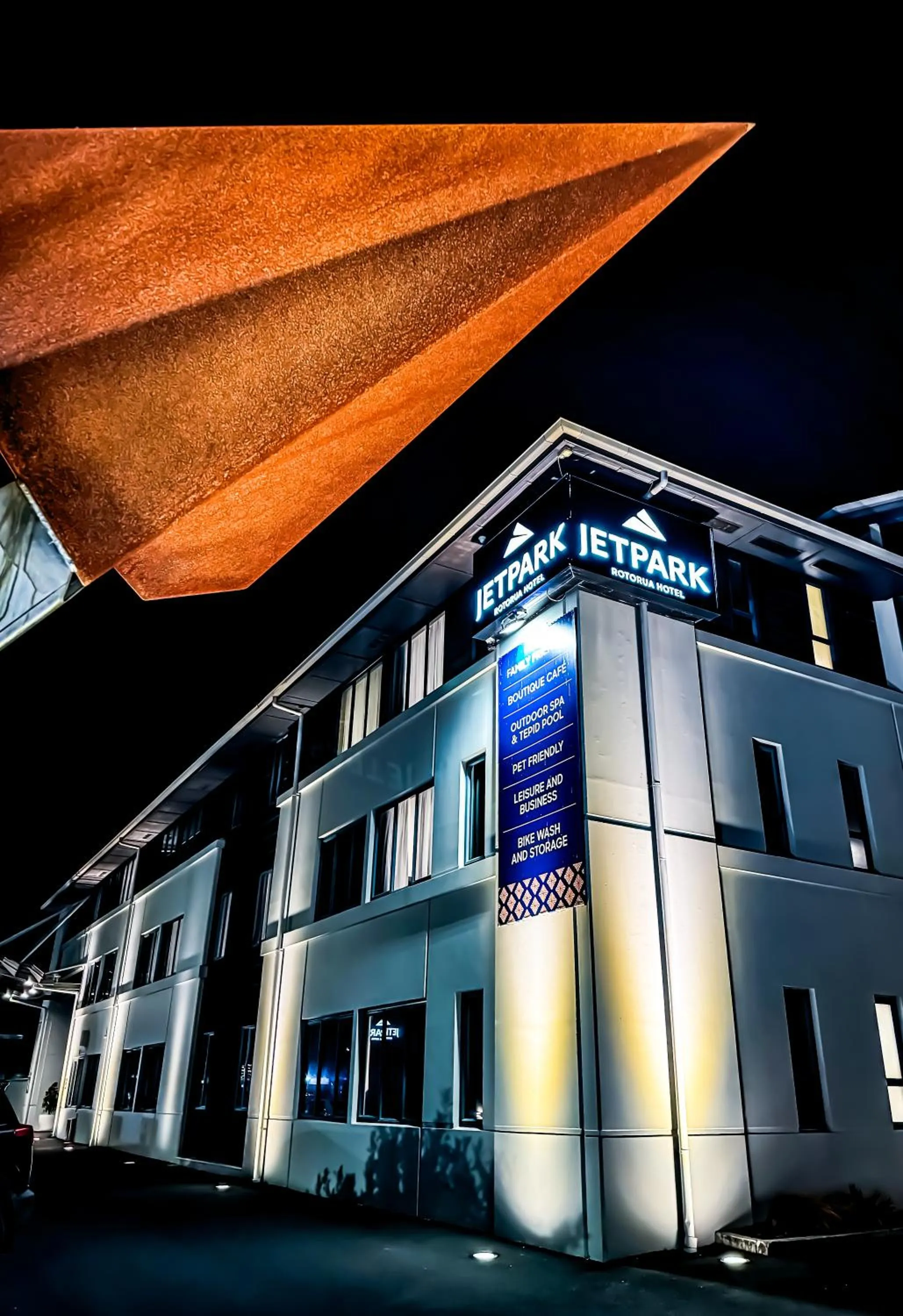 Property building in JetPark Hotel Rotorua