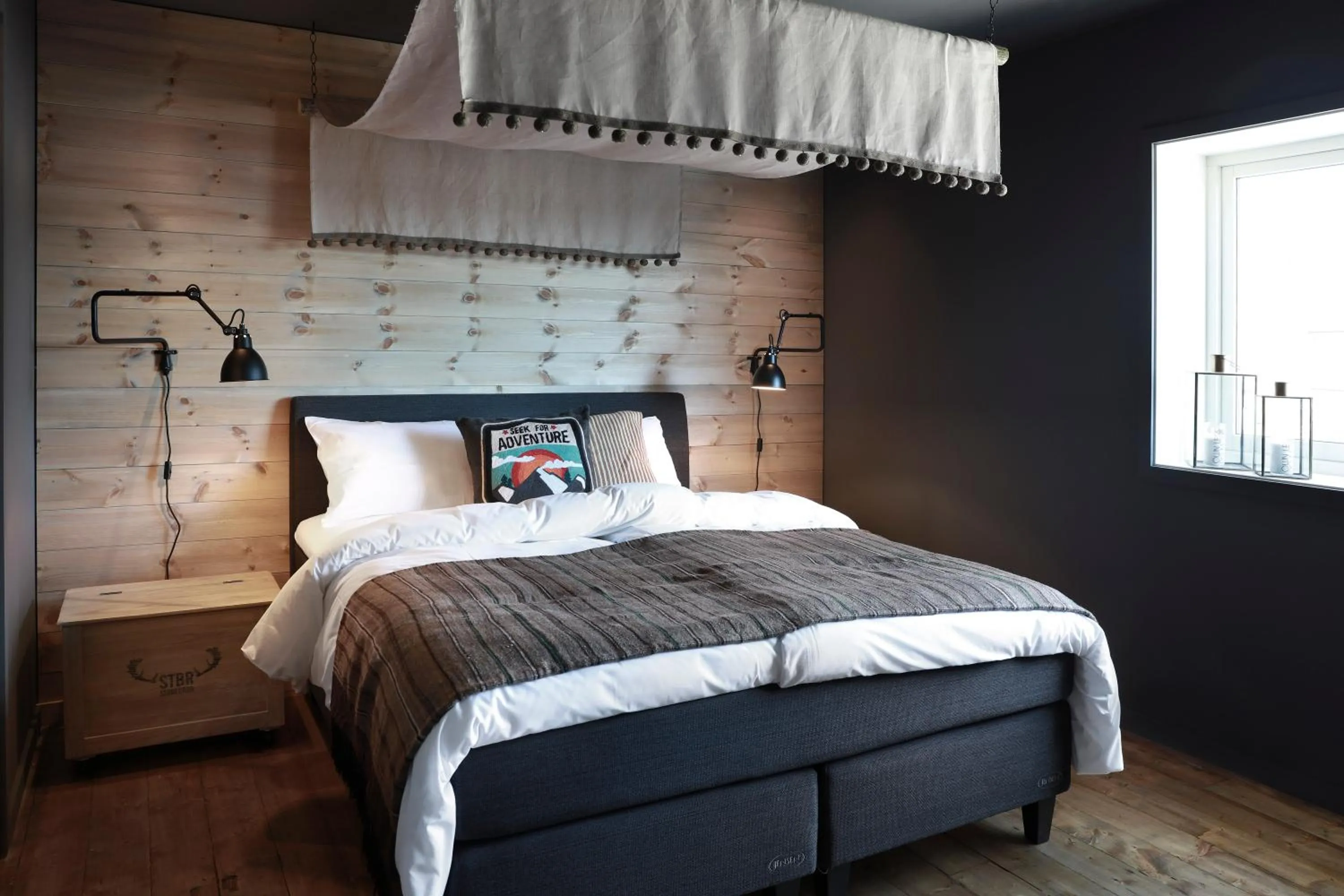 Bedroom, Bed in Solsiden Brygge Rorbuer