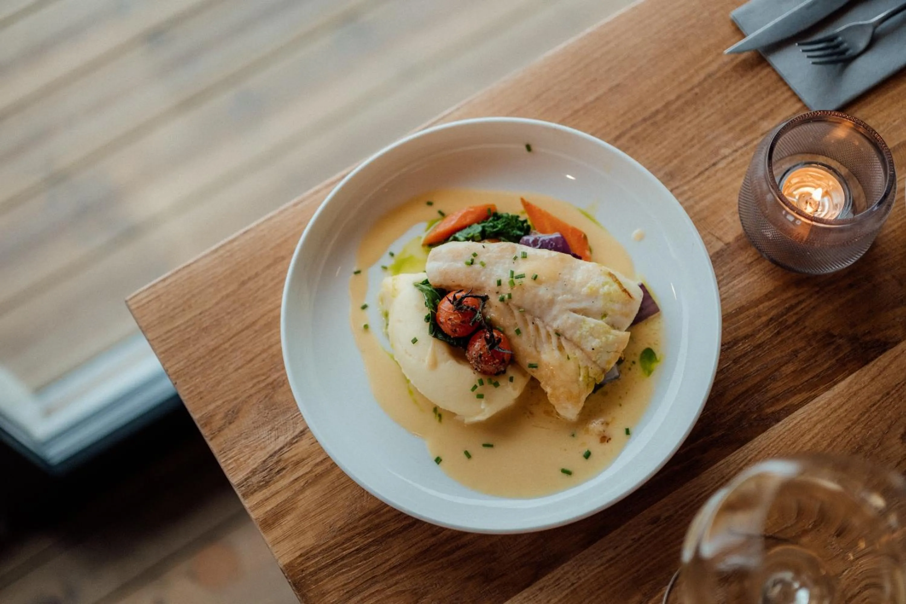 Food and drinks in Solsiden Brygge Rorbuer