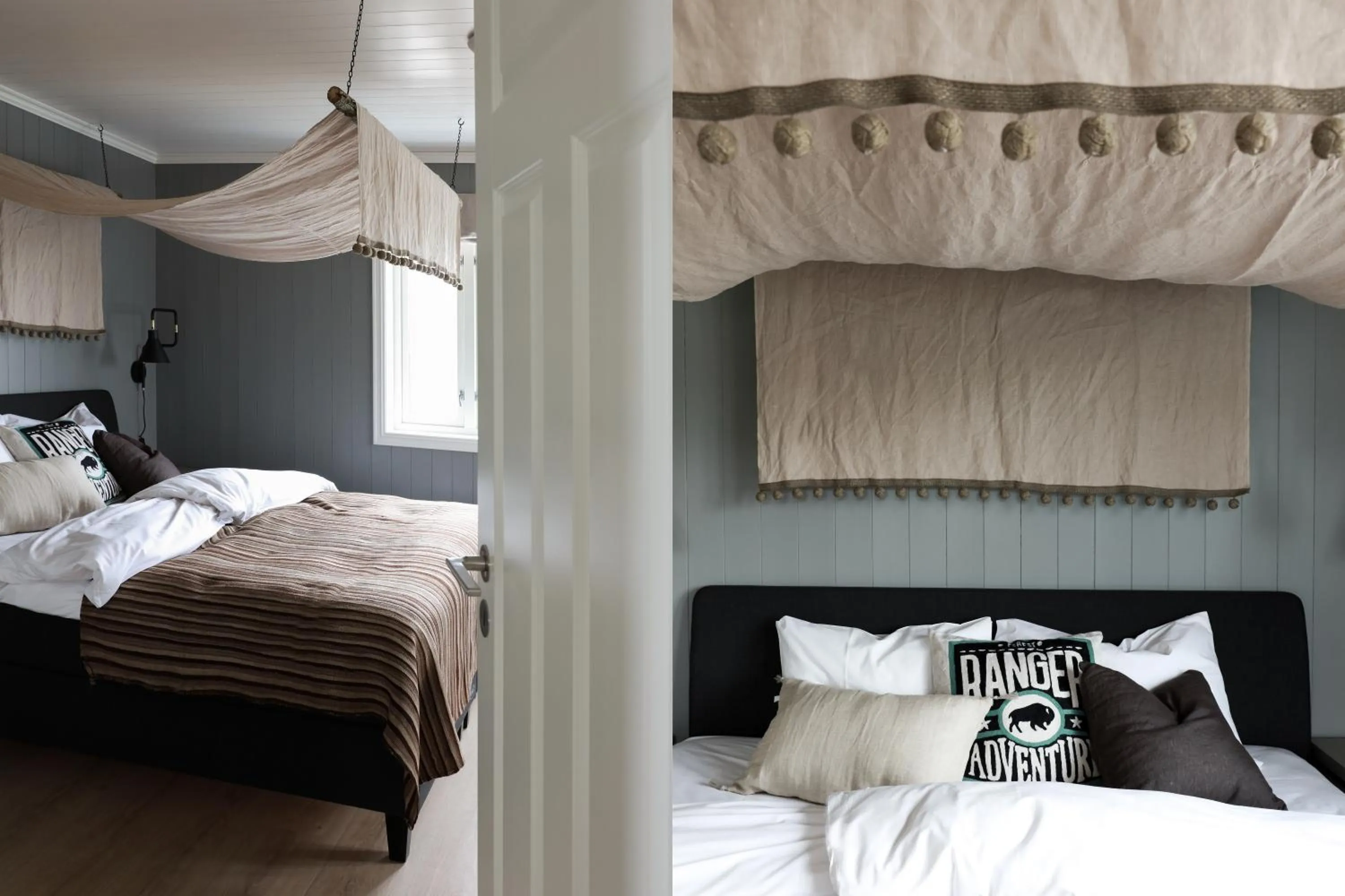 Bedroom, Bed in Solsiden Brygge Rorbuer