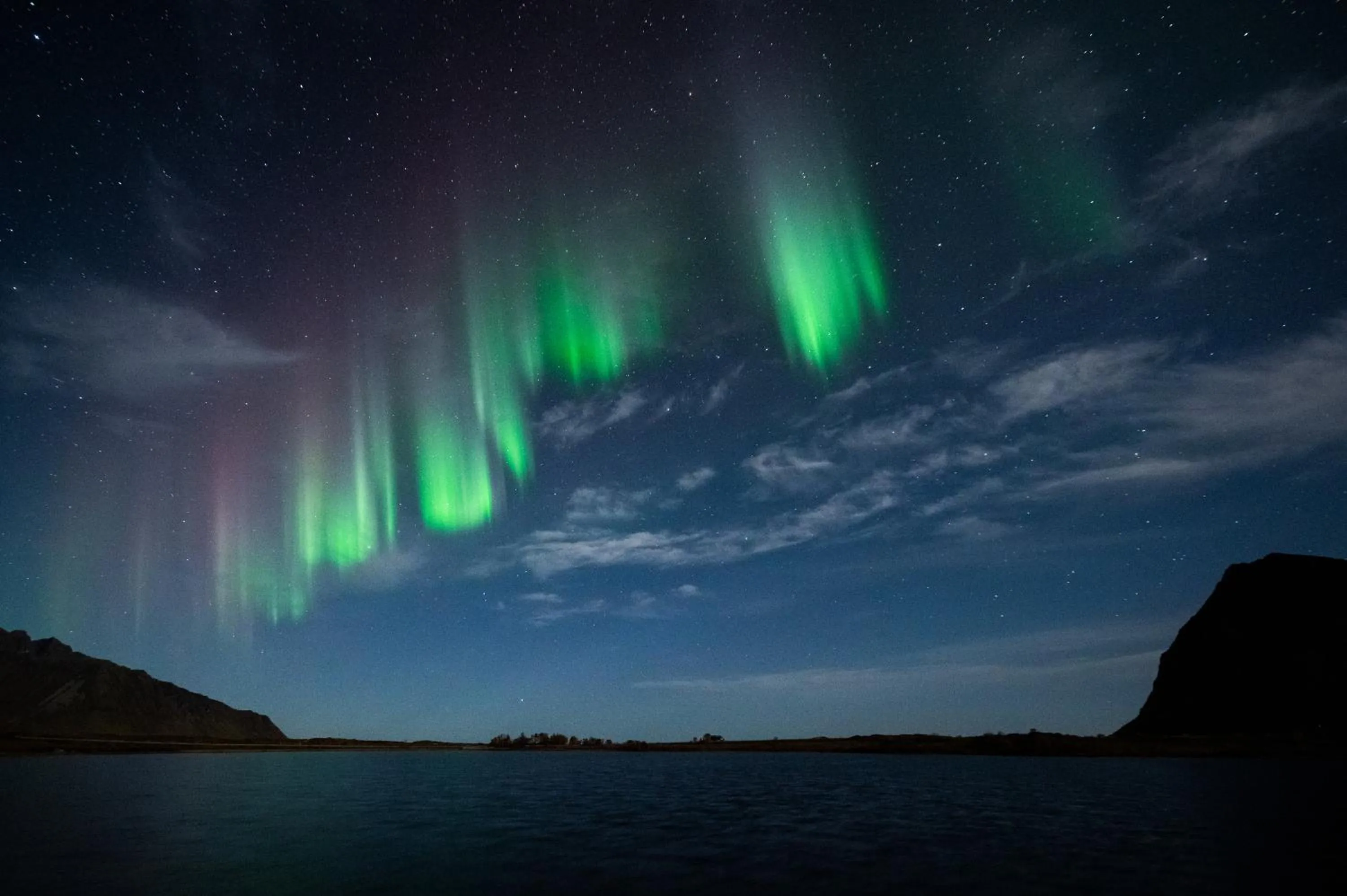 Night in Solsiden Brygge Rorbuer