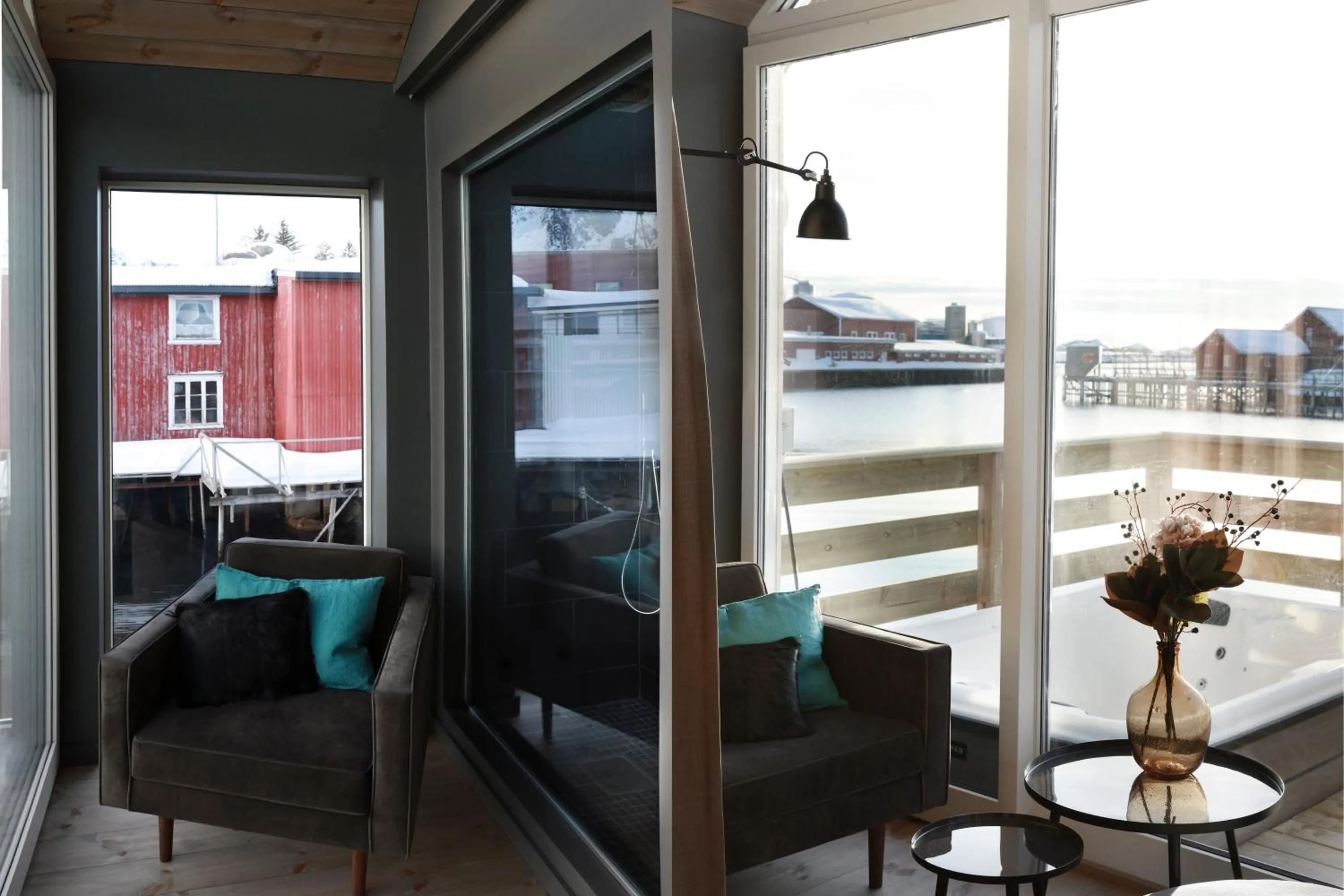 Balcony/Terrace in Solsiden Brygge Rorbuer