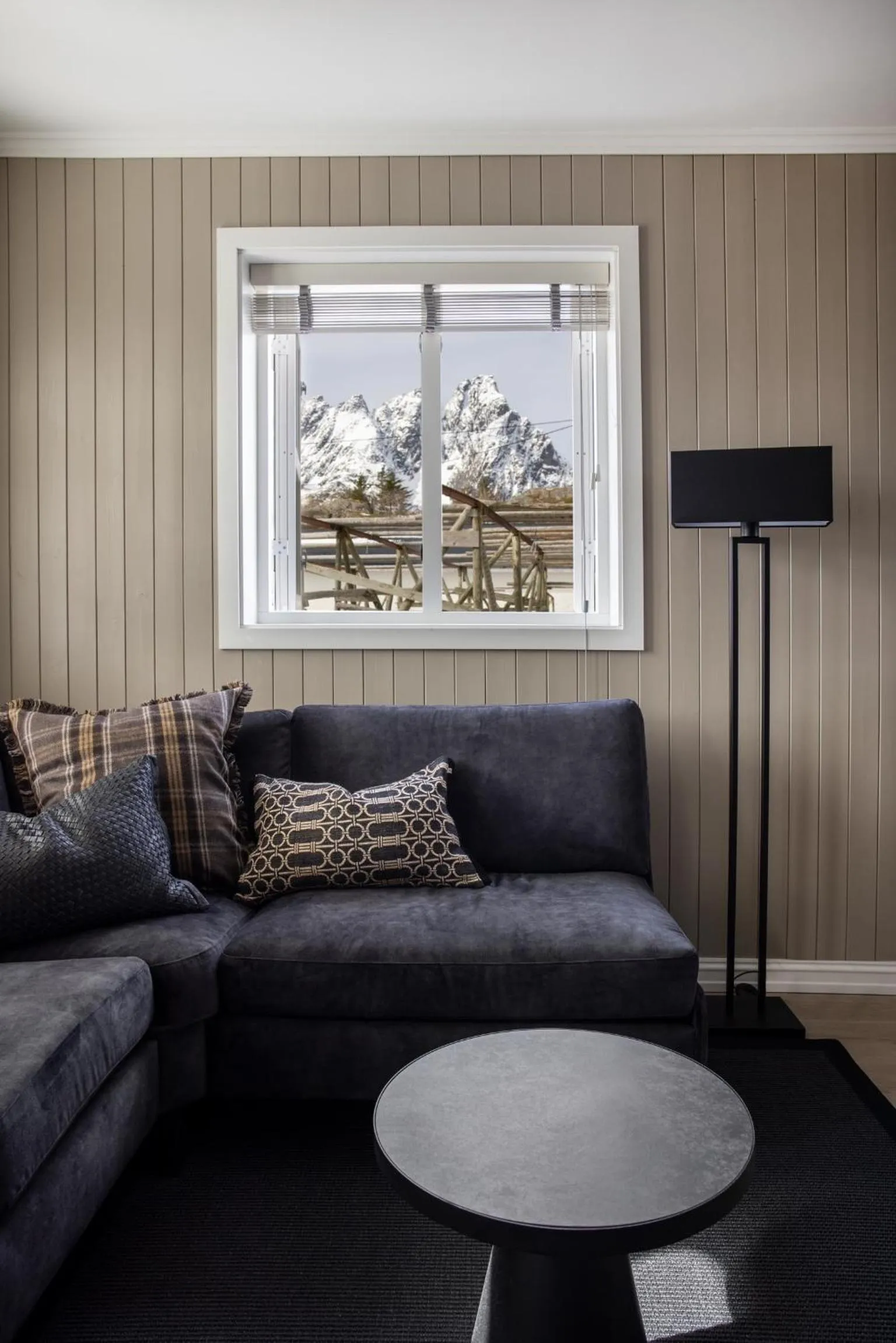 Living room in Solsiden Brygge Rorbuer