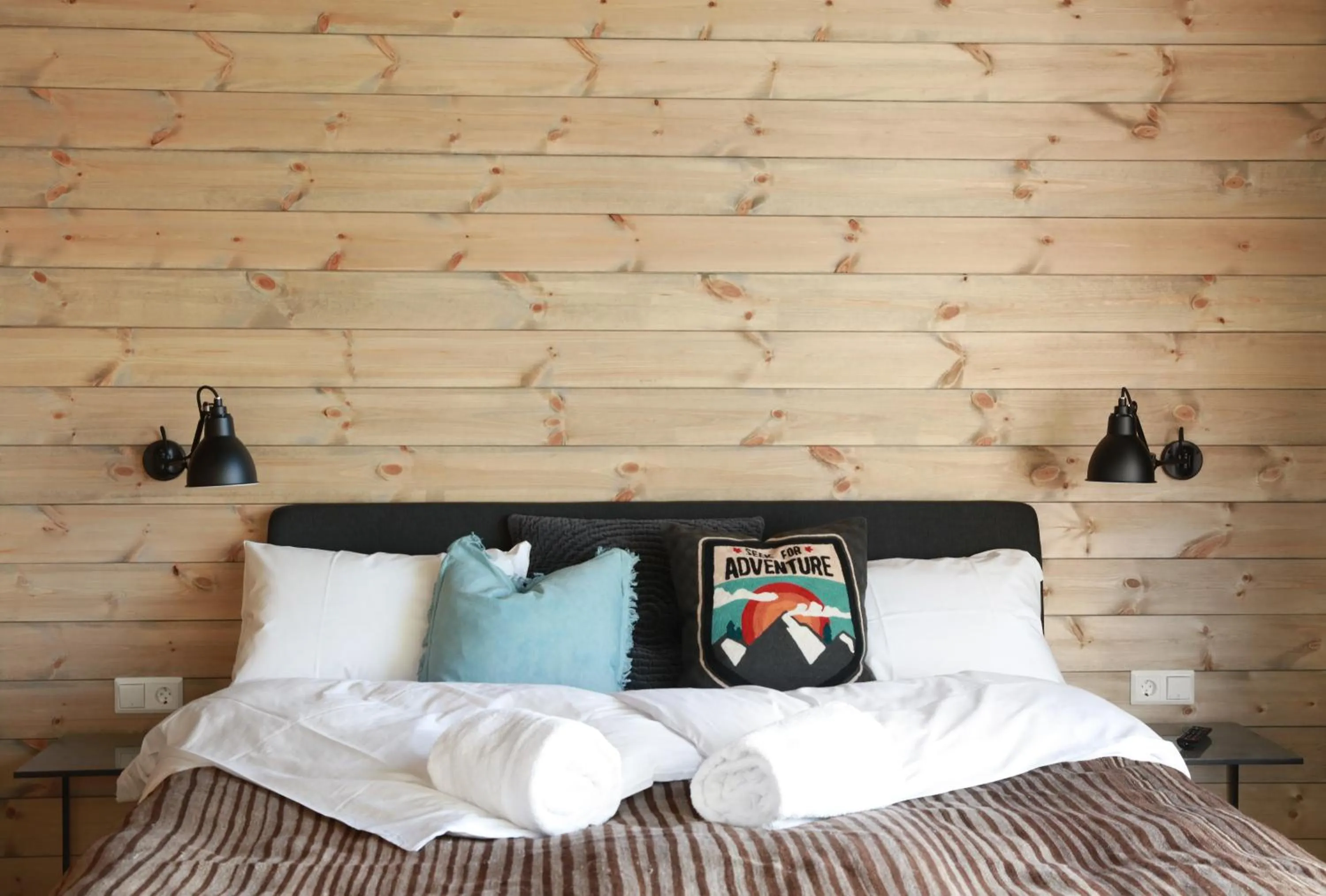 Bedroom, Bed in Solsiden Brygge Rorbuer