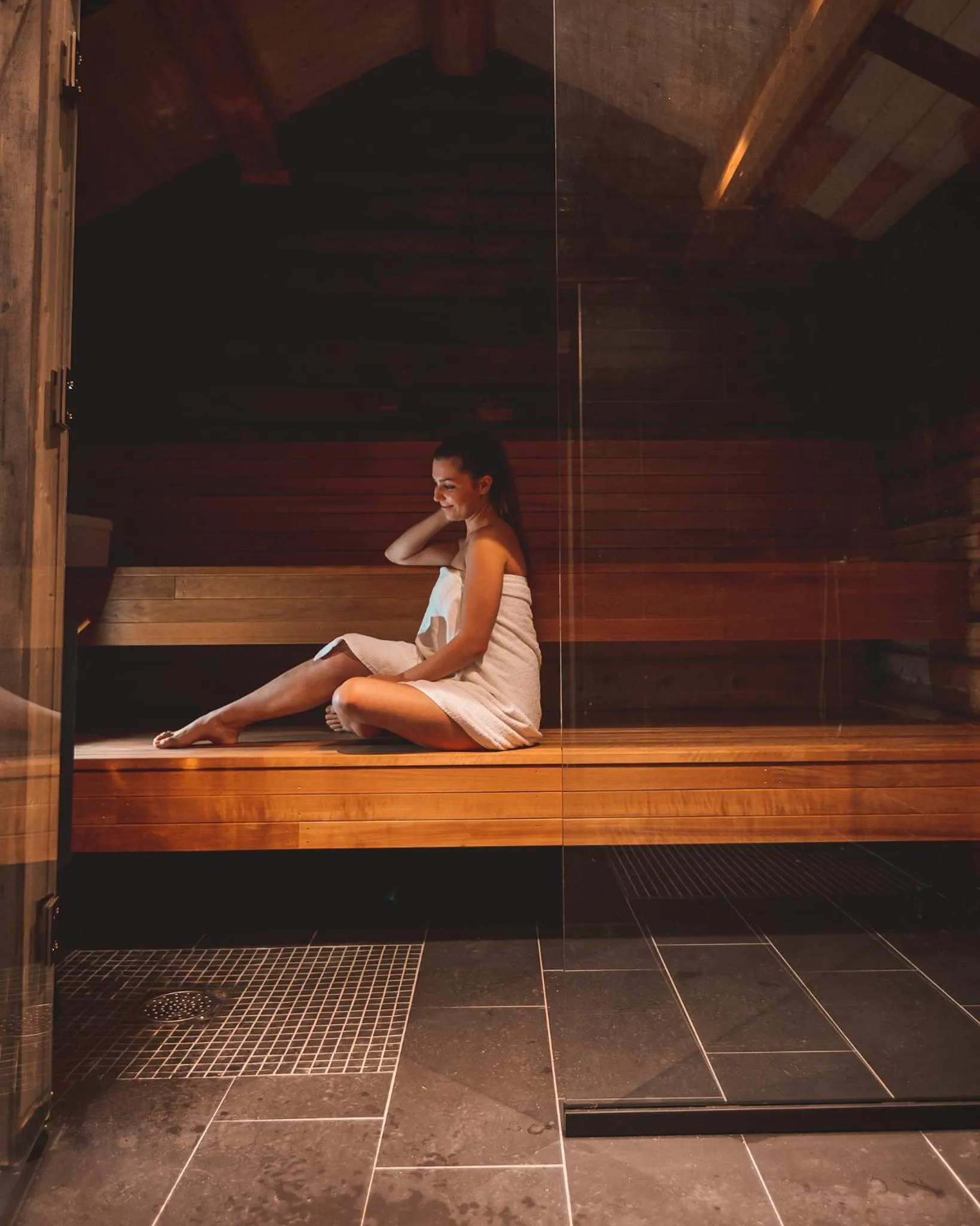 Sauna in Solsiden Brygge Rorbuer
