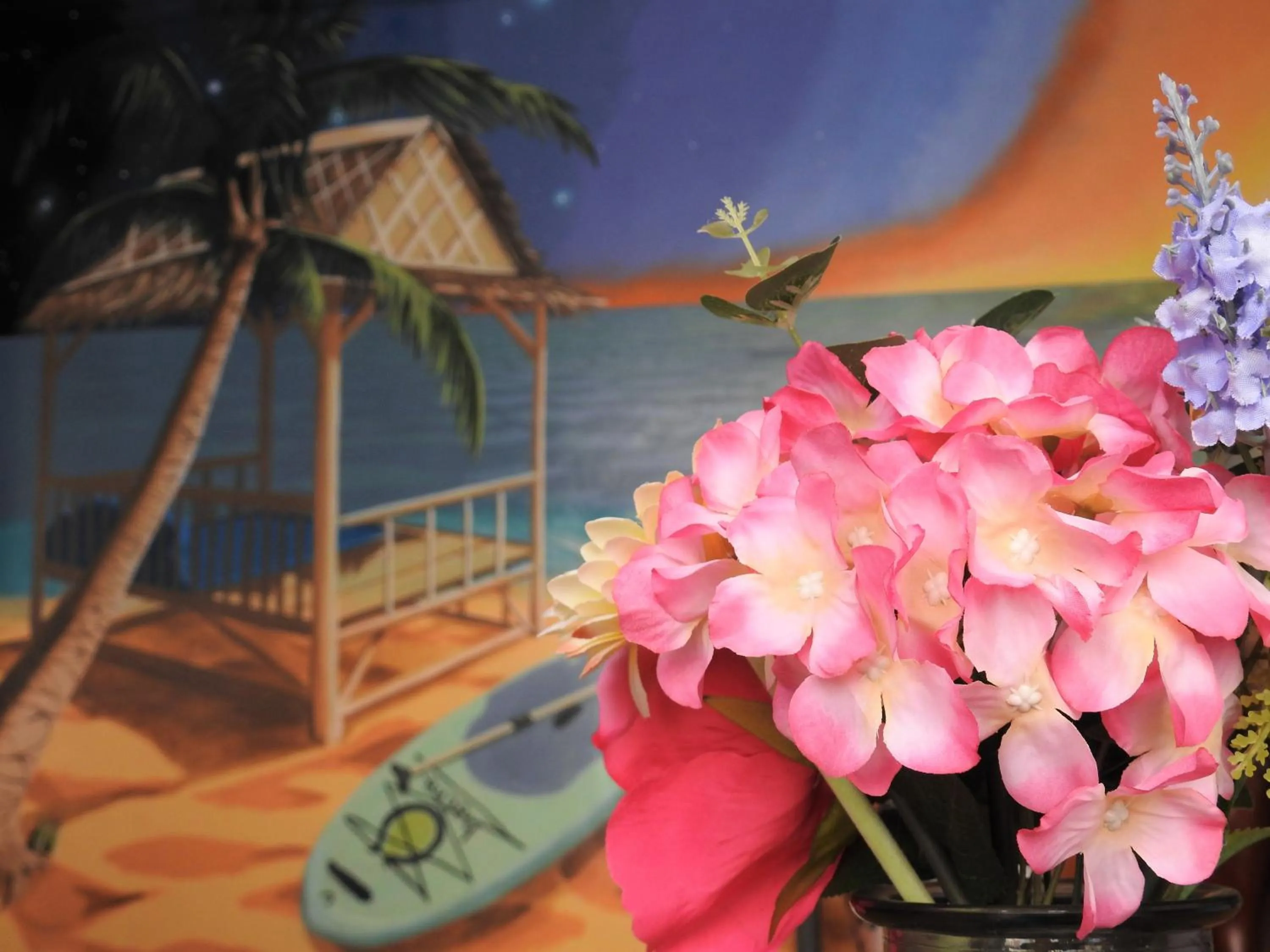 Decorative detail in Backpackers Blackpool Hotel & Suites