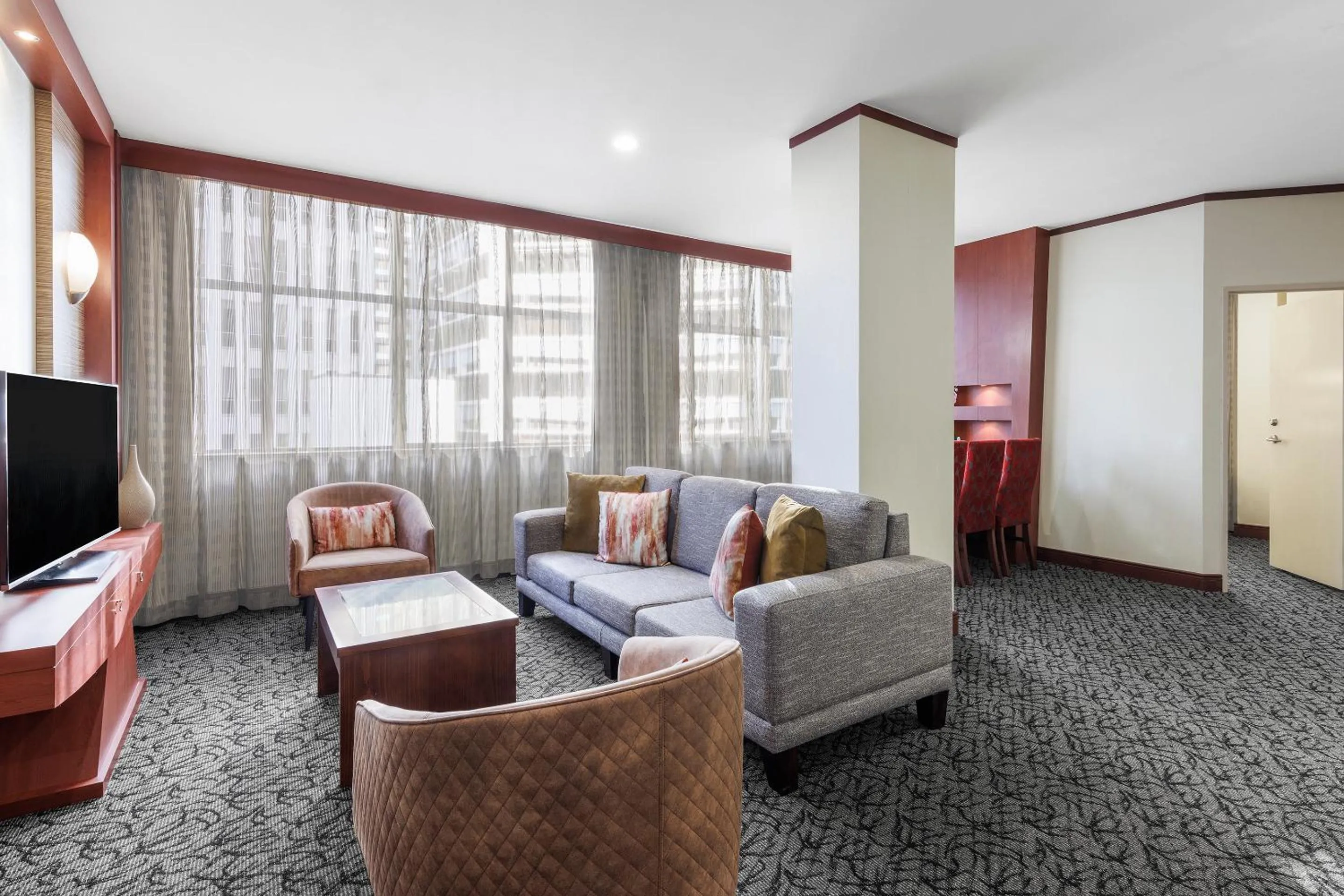 Living room in Adina Citylife Wellington