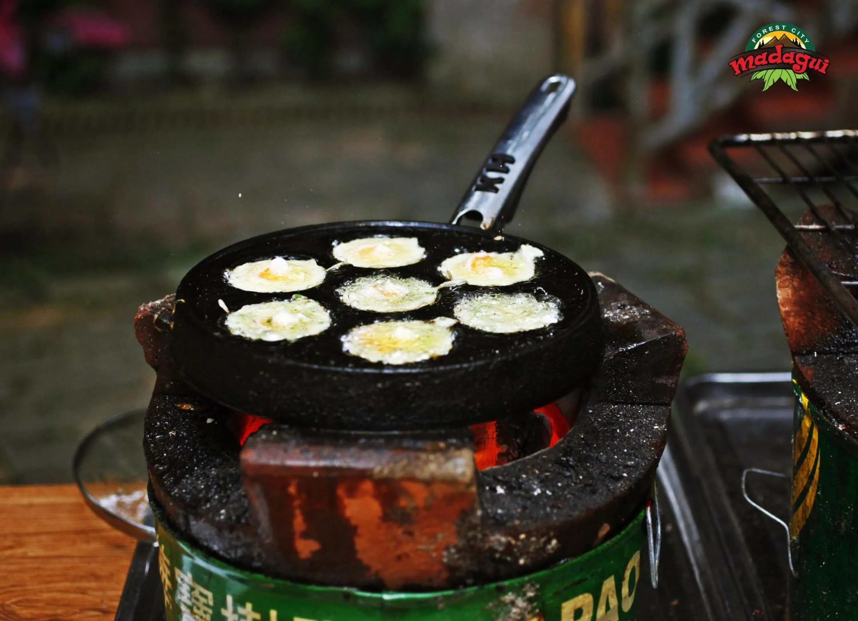 Food close-up in Madagui Forest City