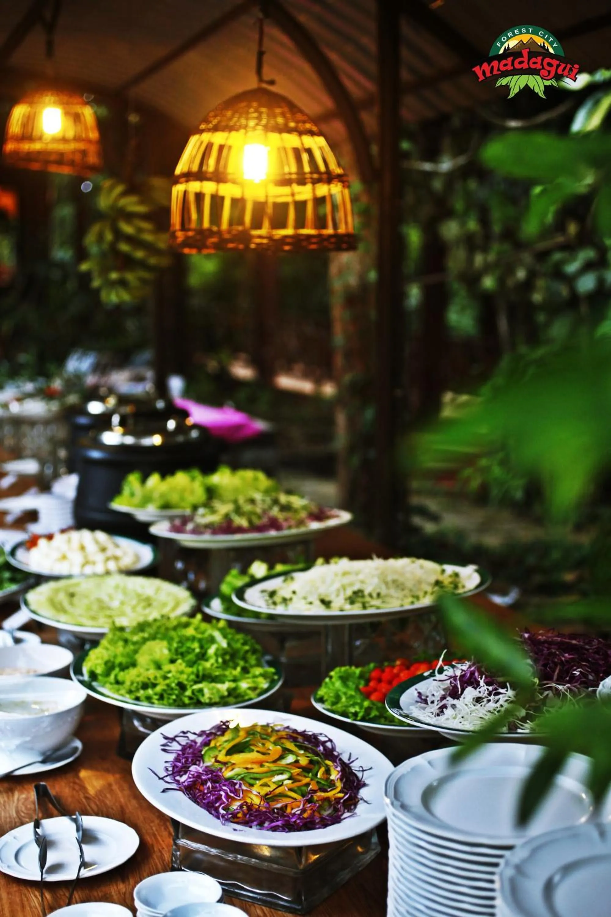 Food close-up in Madagui Forest City