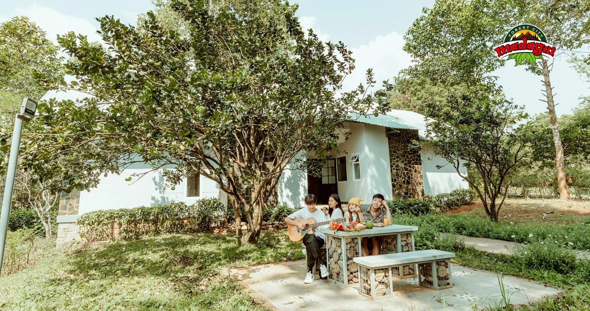Garden view in Madagui Forest City