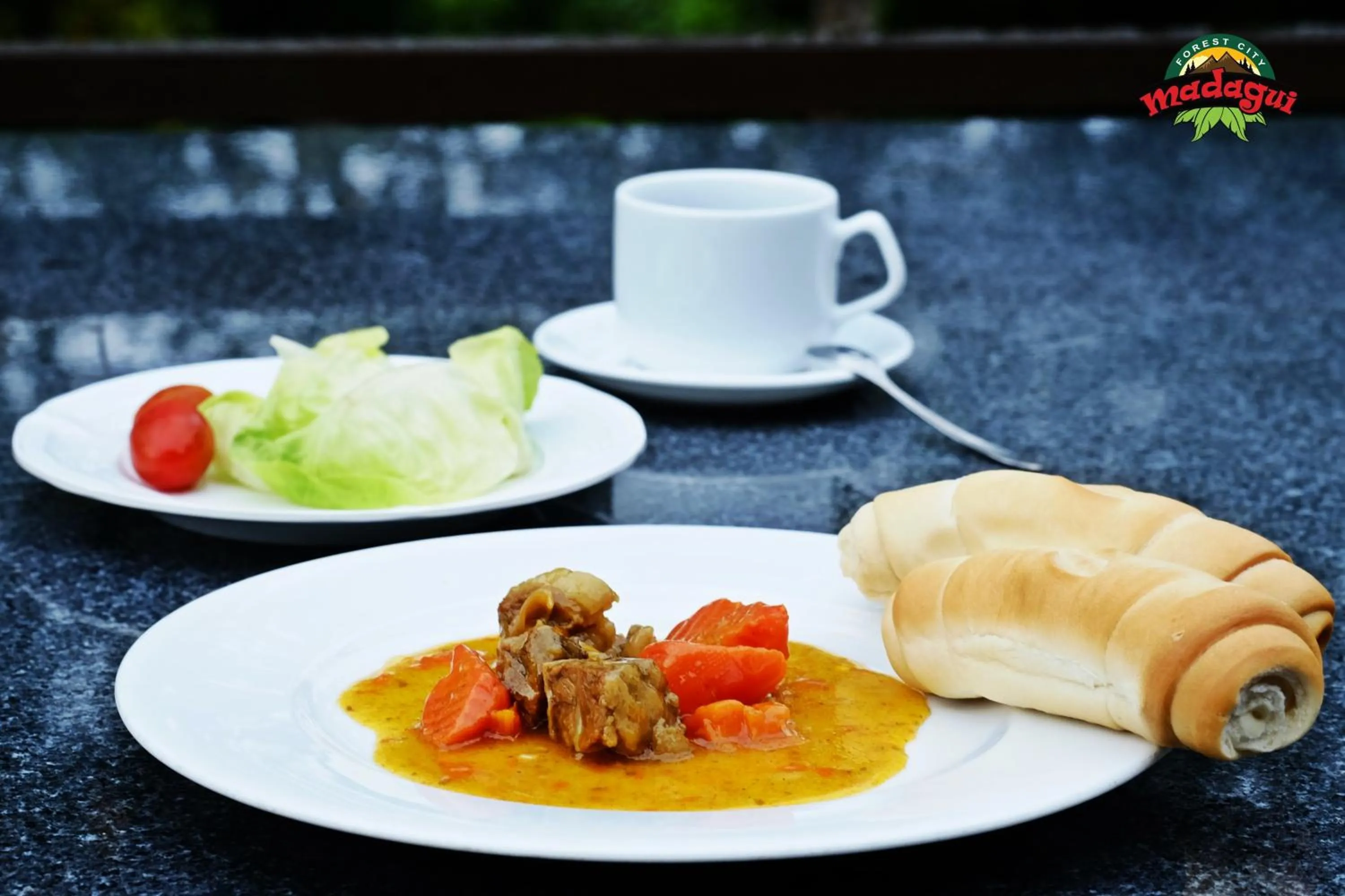 Food close-up in Madagui Forest City