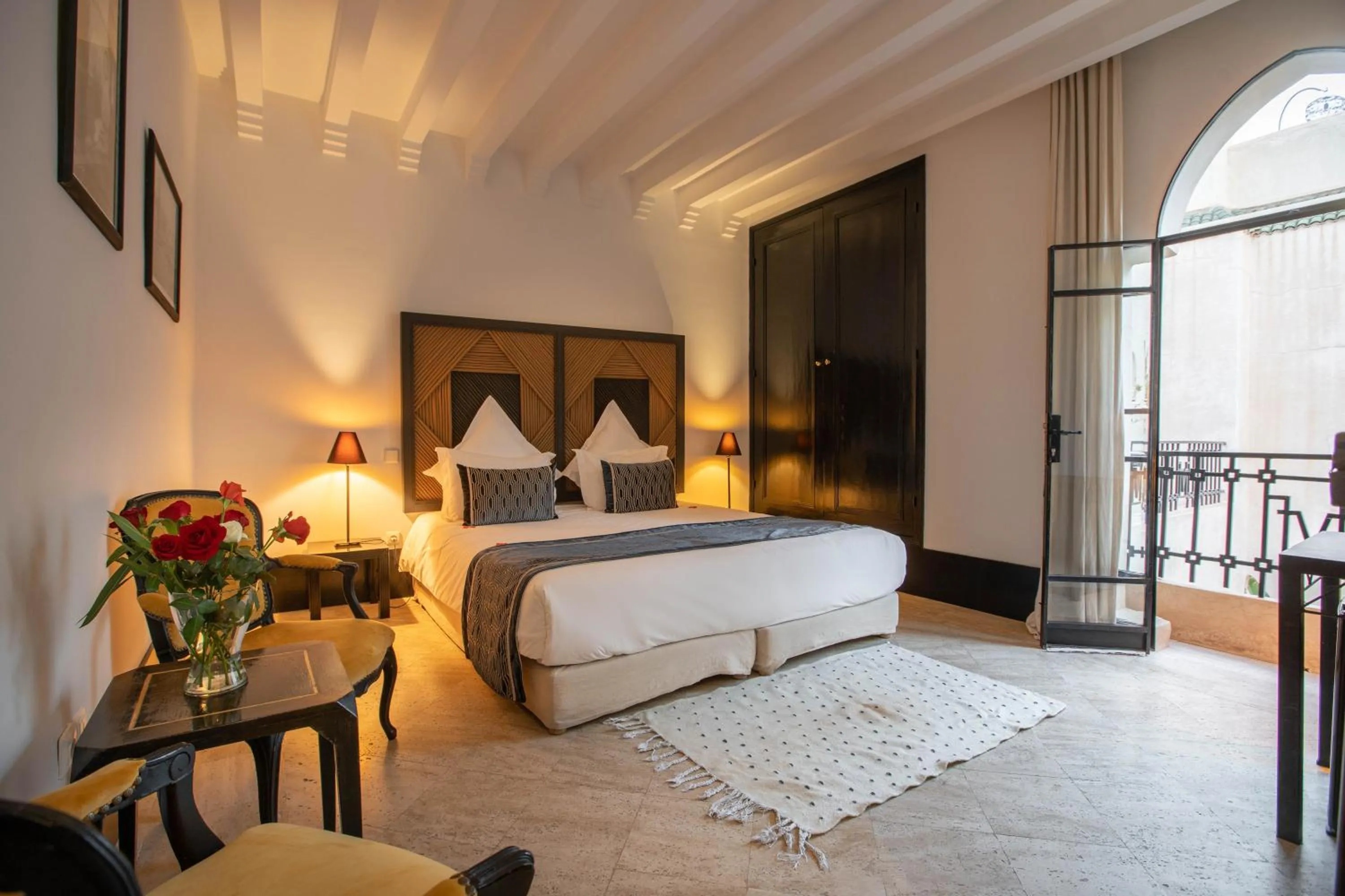 Bed in Riad & Spa Azzouz