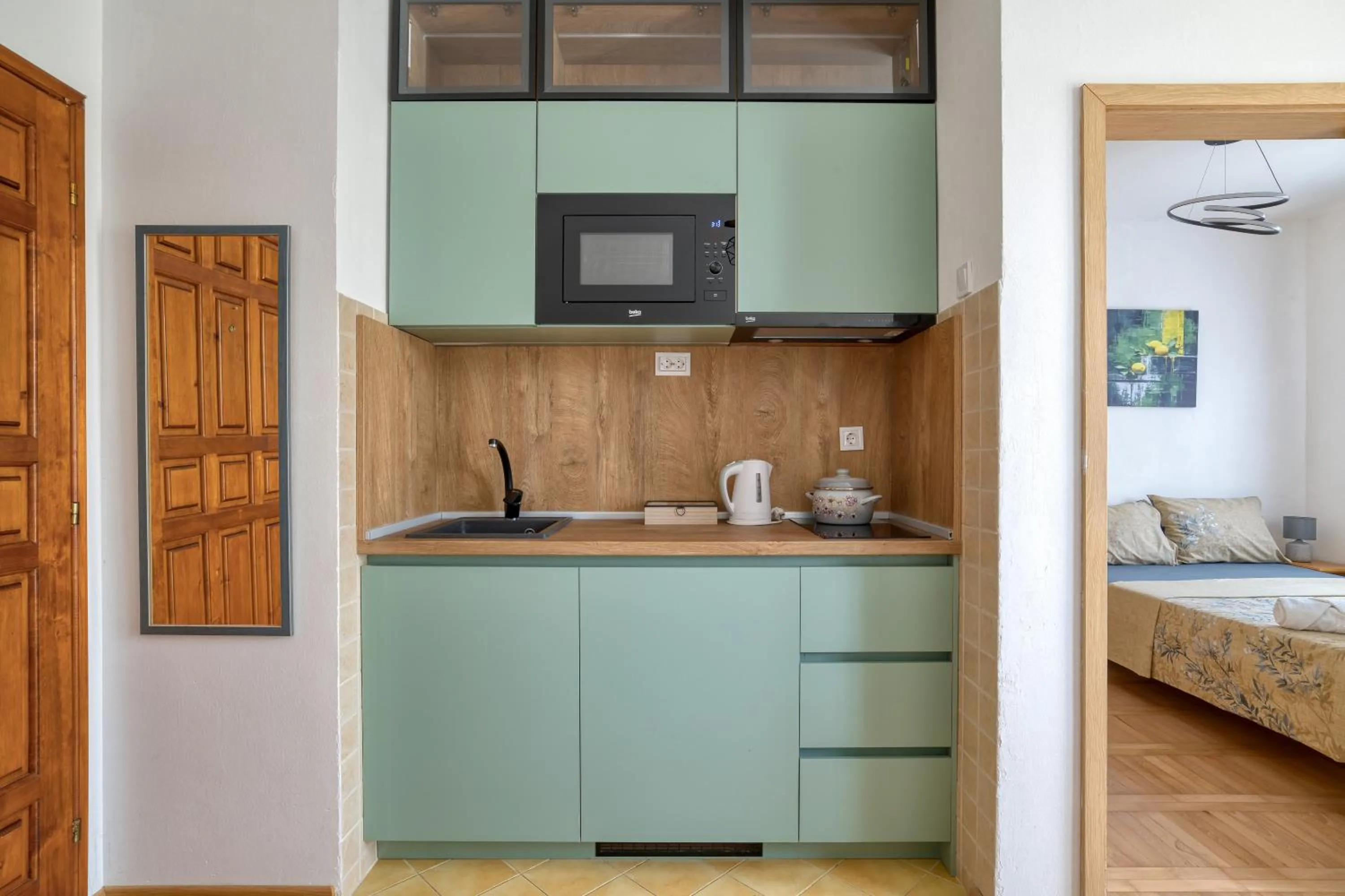 kitchen in Apartments Elena