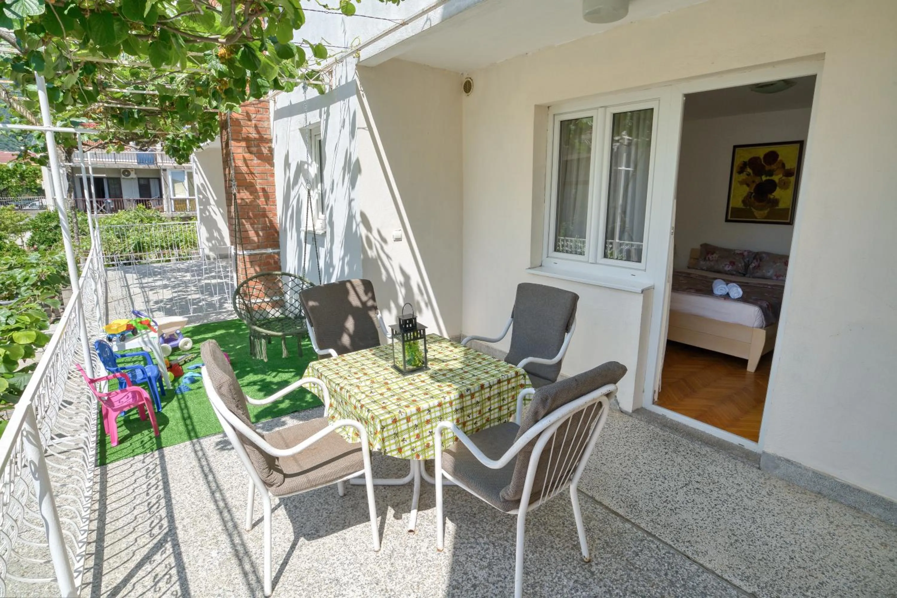 Children play ground in Apartments Elena