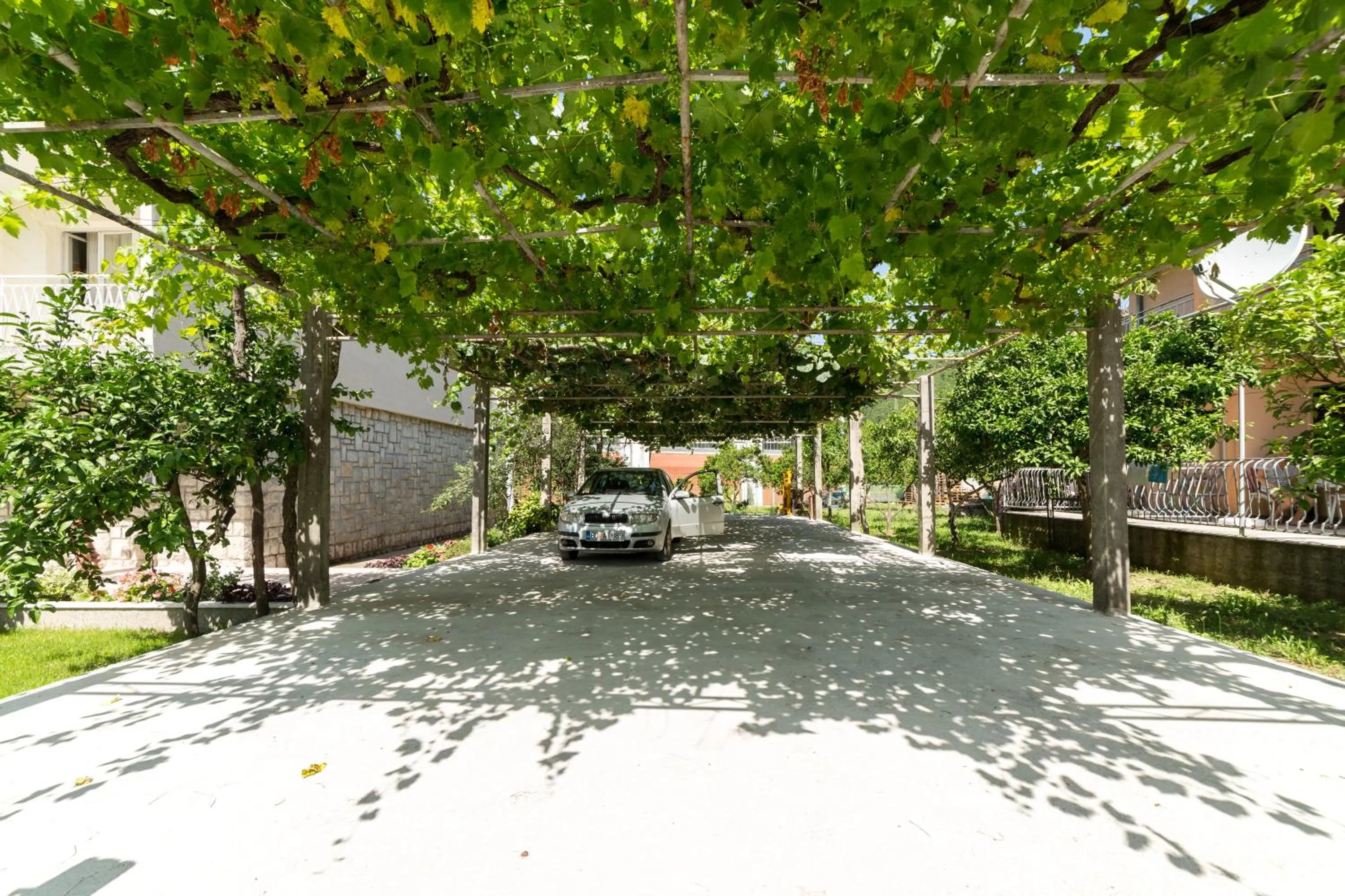 Garden in Apartments Elena