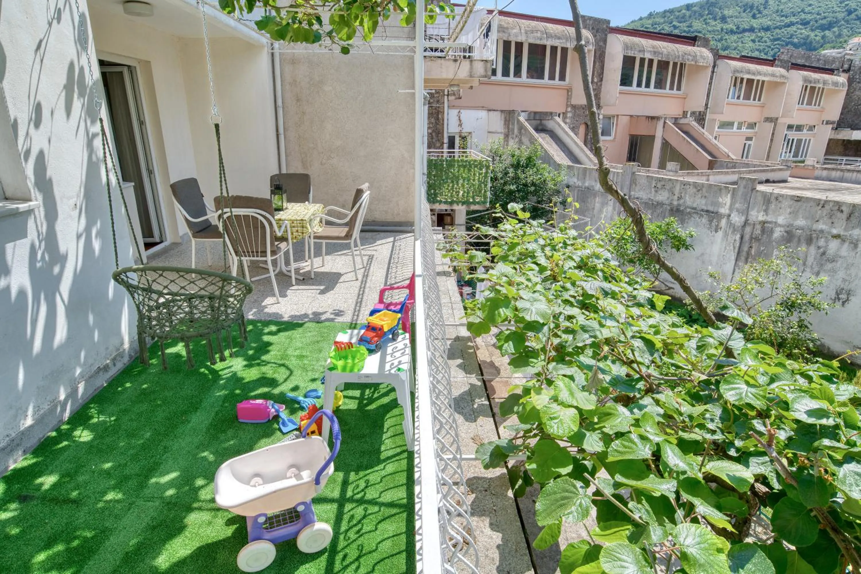 Children play ground in Apartments Elena