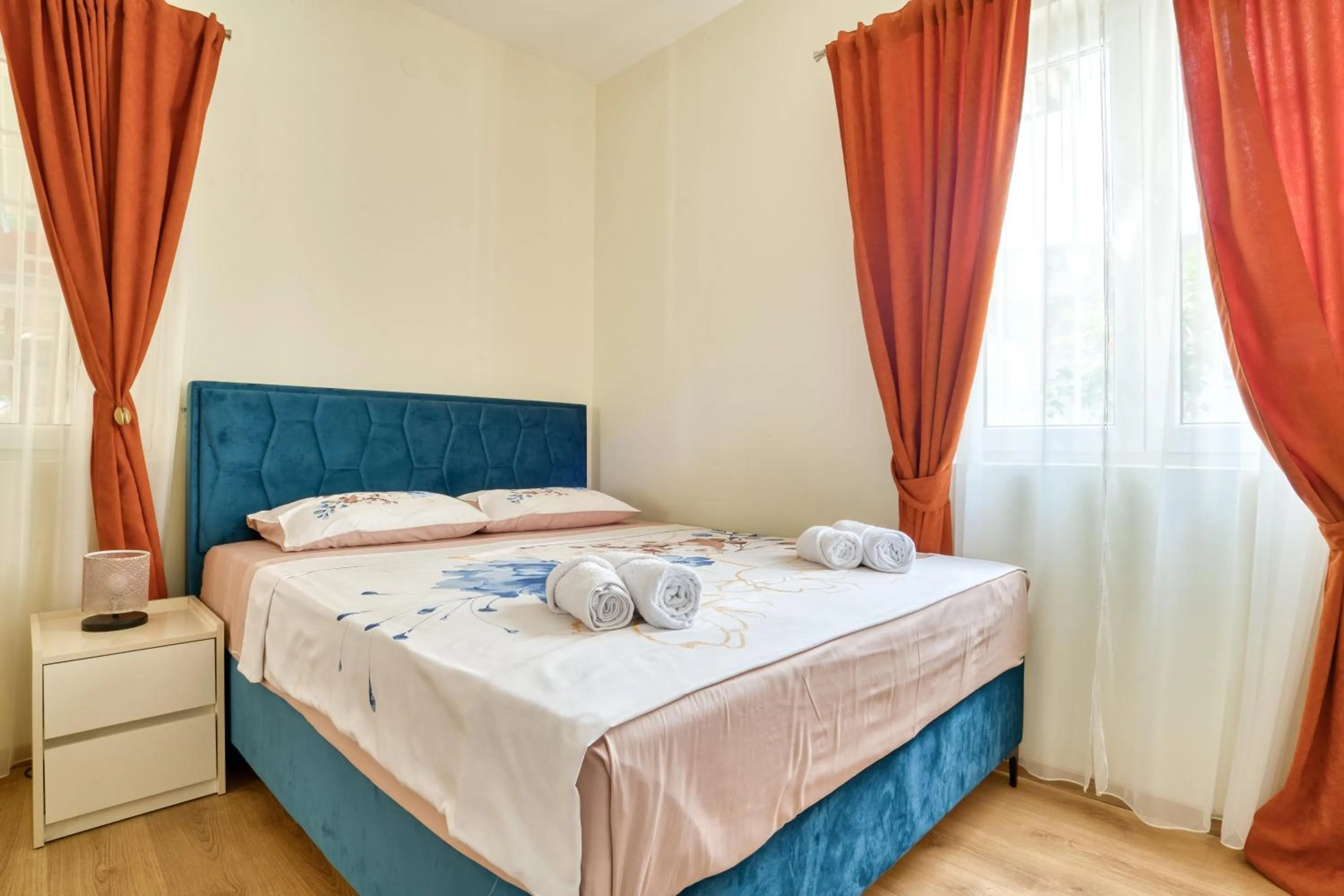 Bedroom, Bed in Apartments Elena