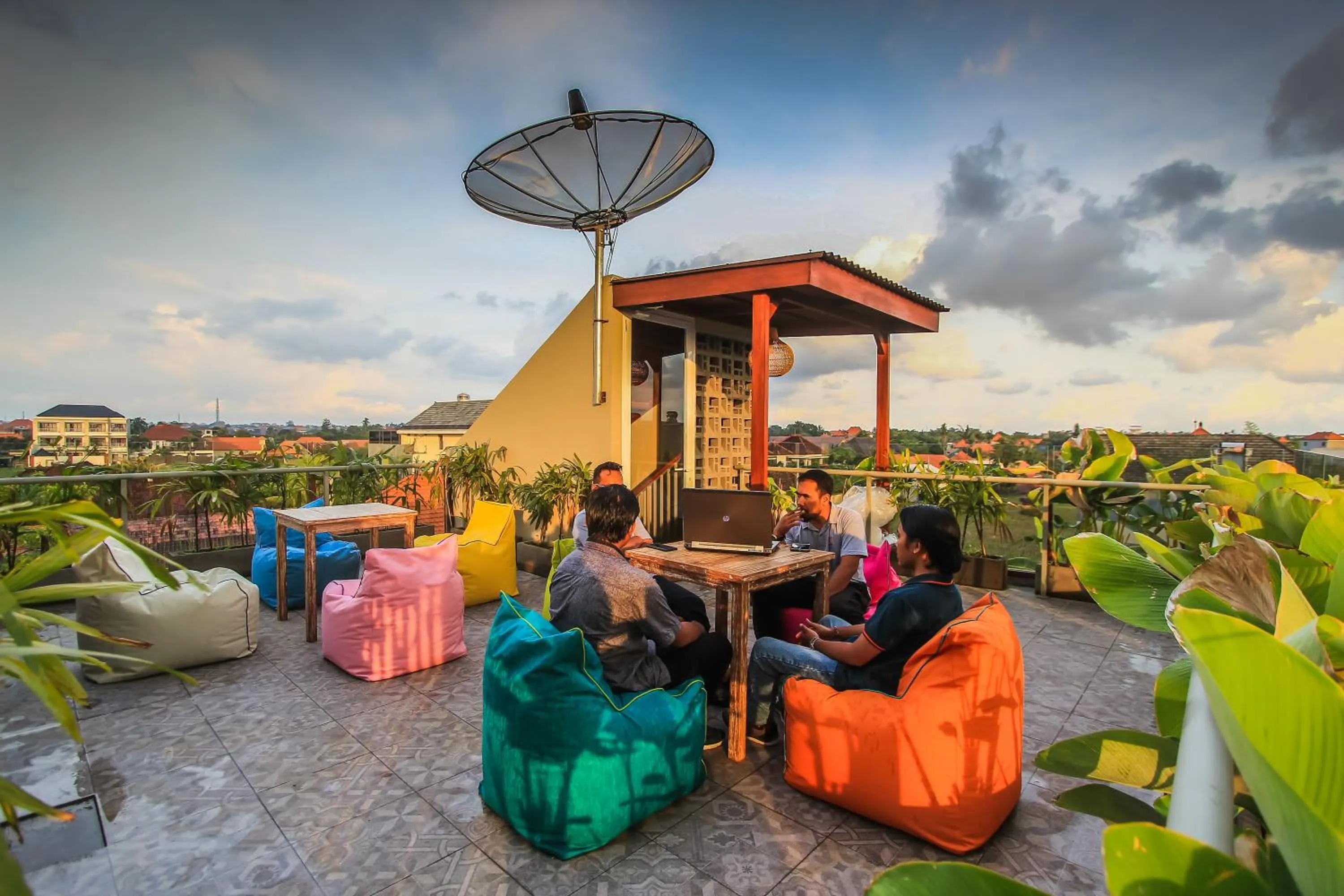 Balcony/Terrace in BRAW inn Canggu by kamara