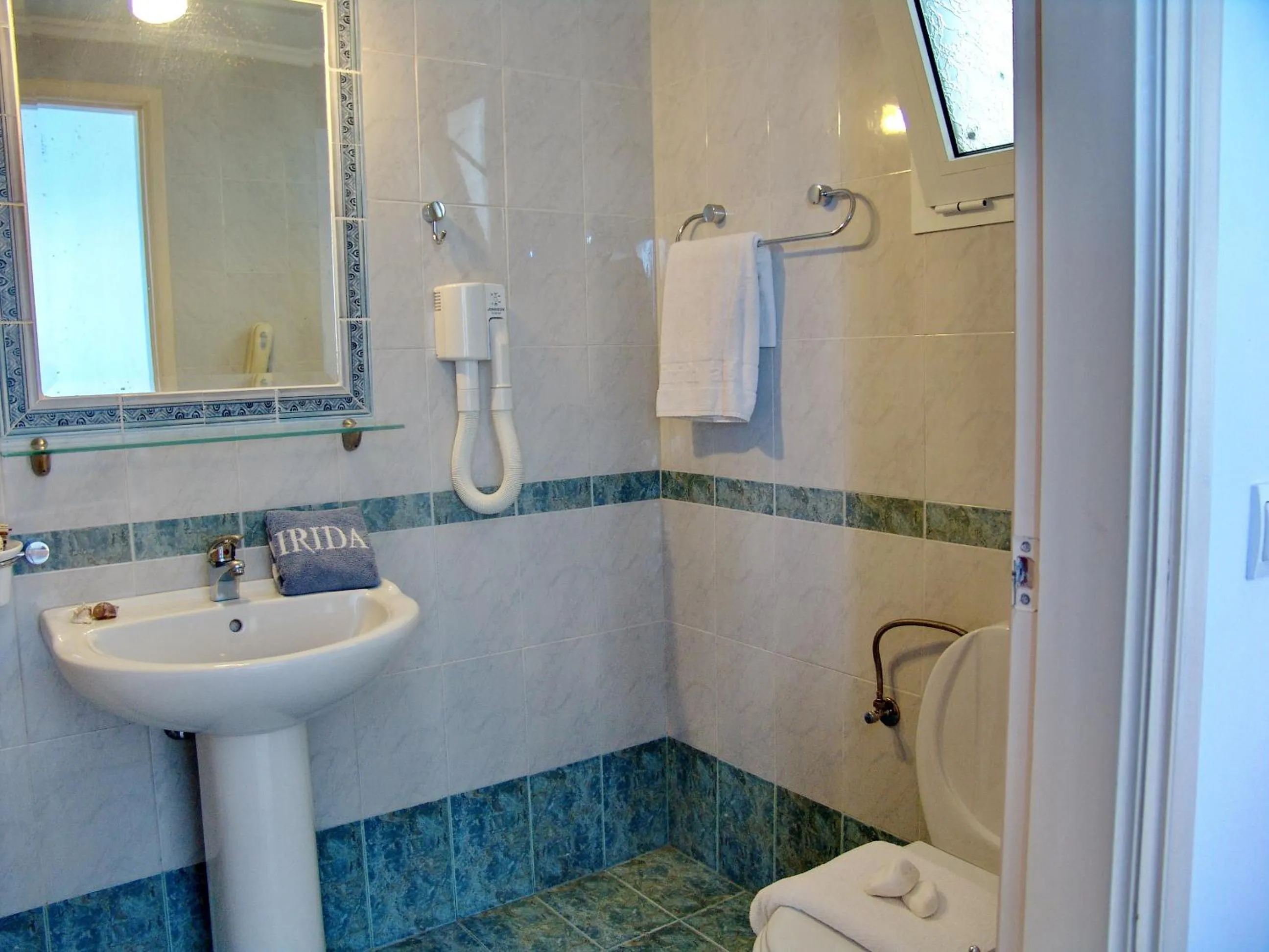 Bathroom in Irida Aparthotel Malia by Estia