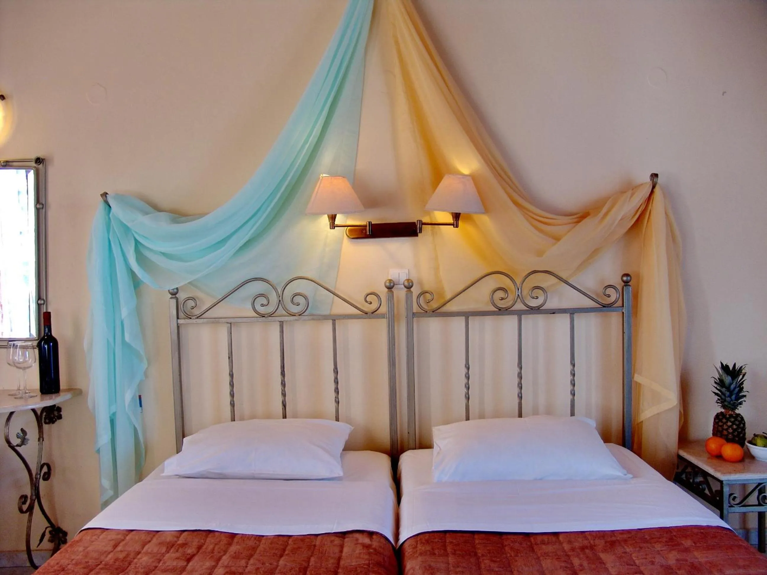 Bedroom, Bed in Irida Aparthotel Malia by Estia