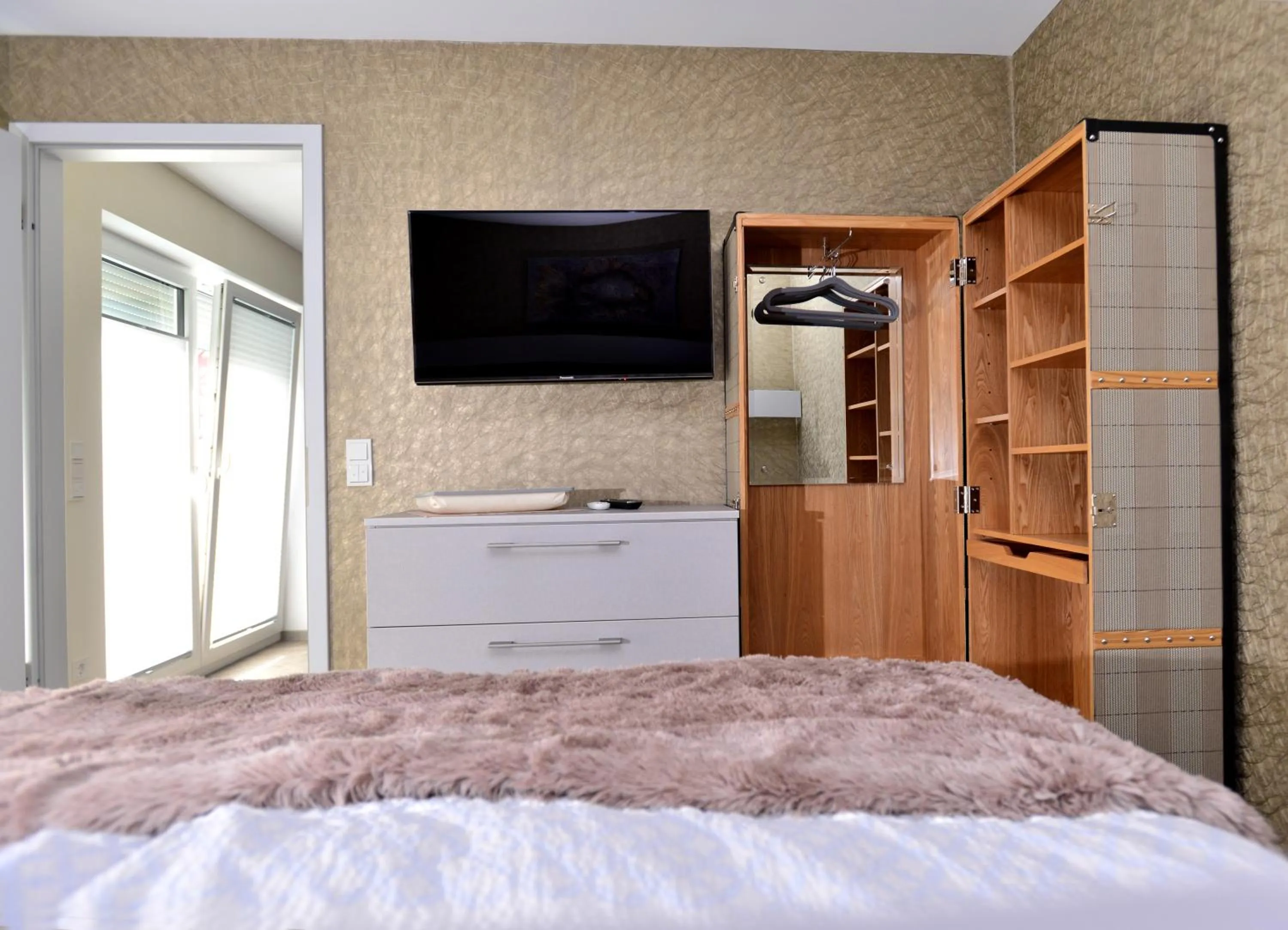 Bed in Aparthotel-Stadtallendorf