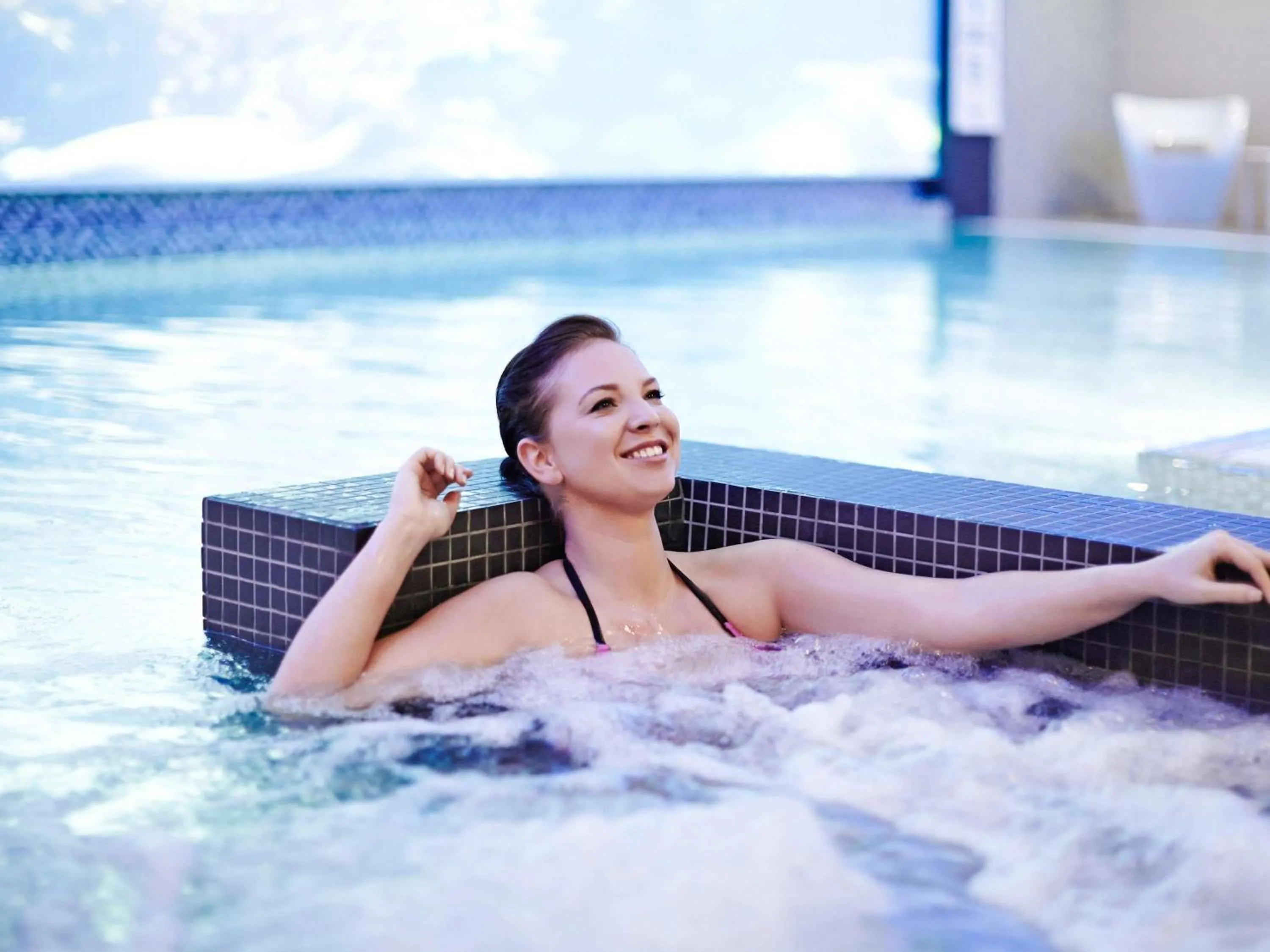 Pool view in Novotel London Blackfriars