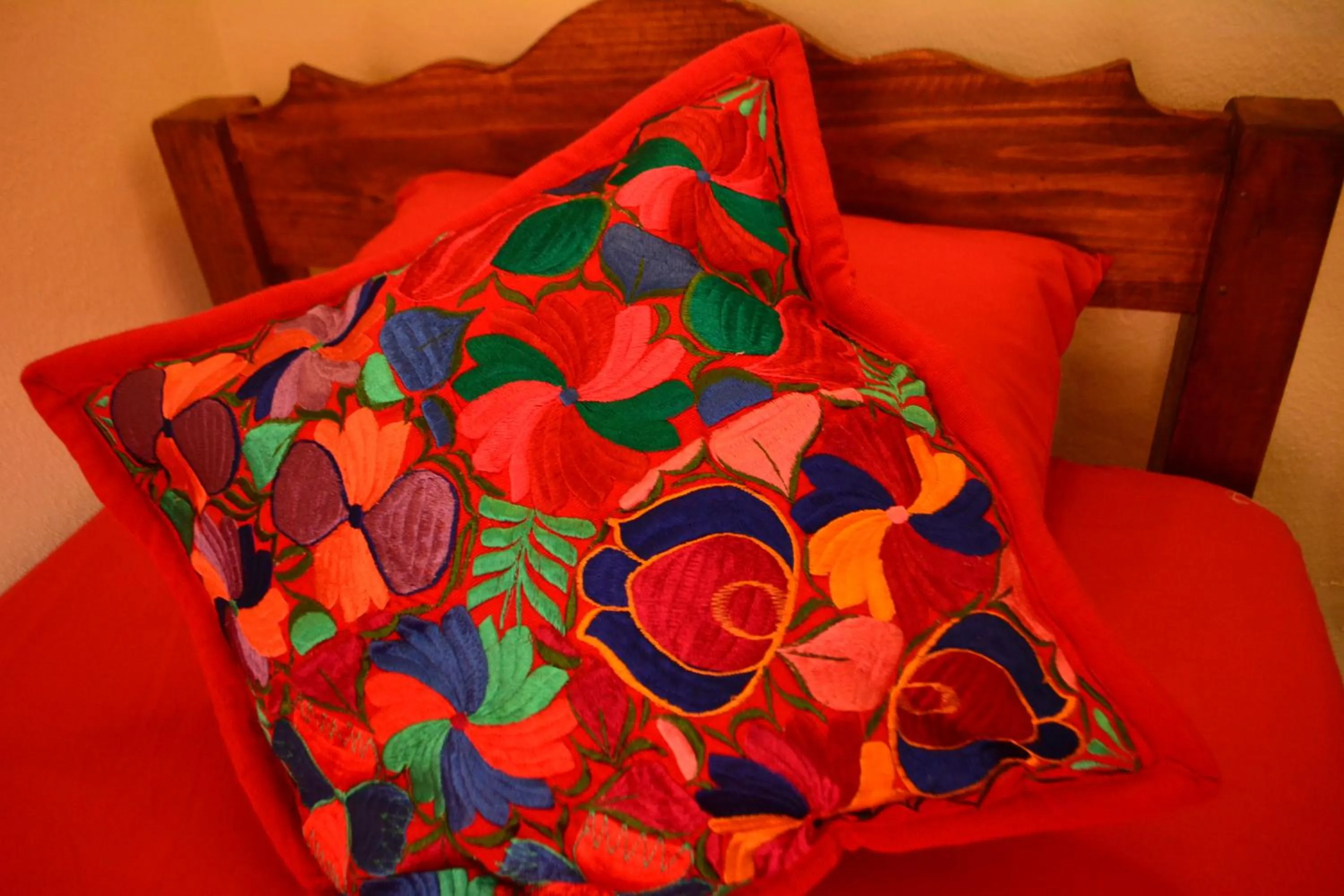 Bed in Hostal Mulut Tulum