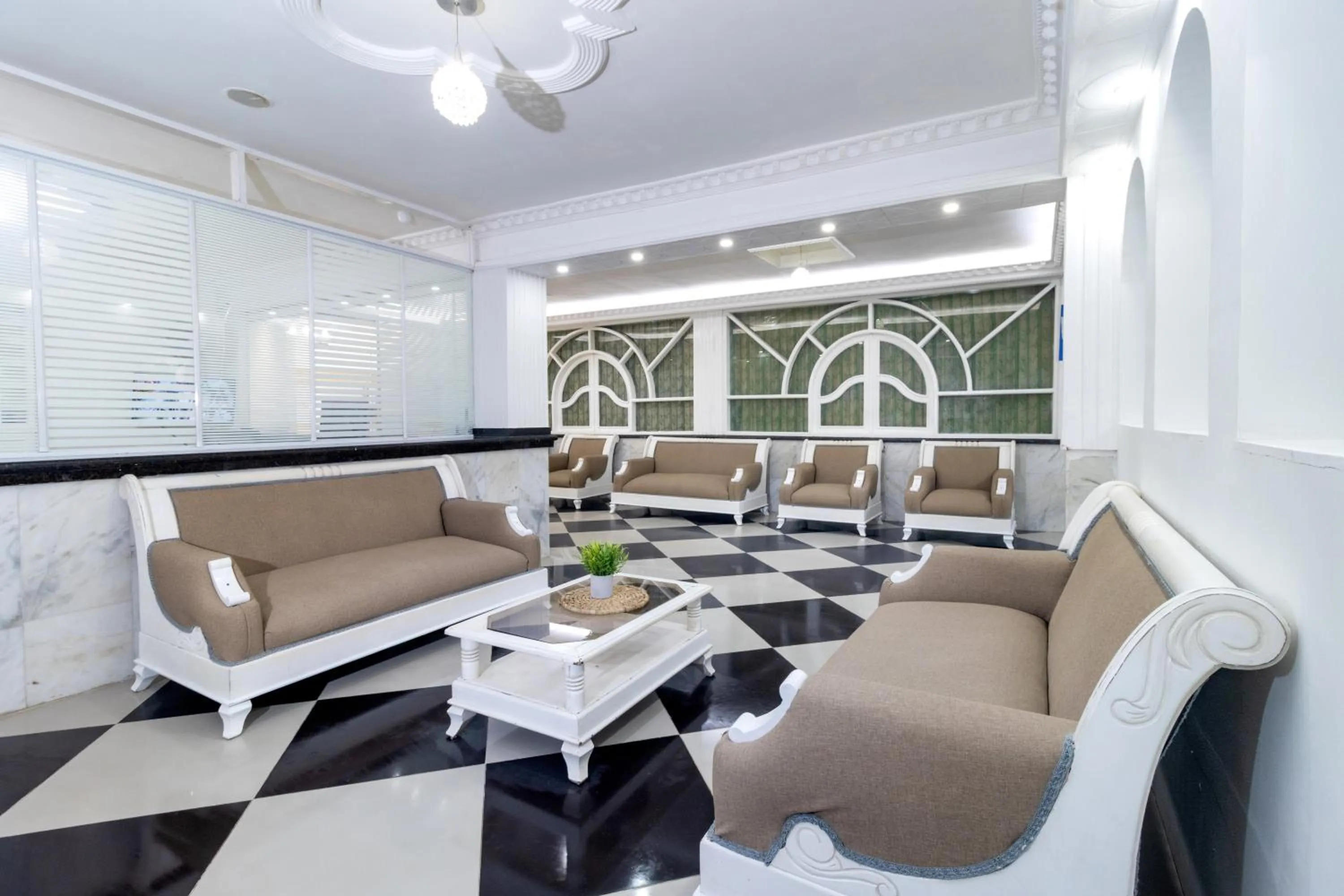 Living room in Hotel Playa Salguero By GEH Suites