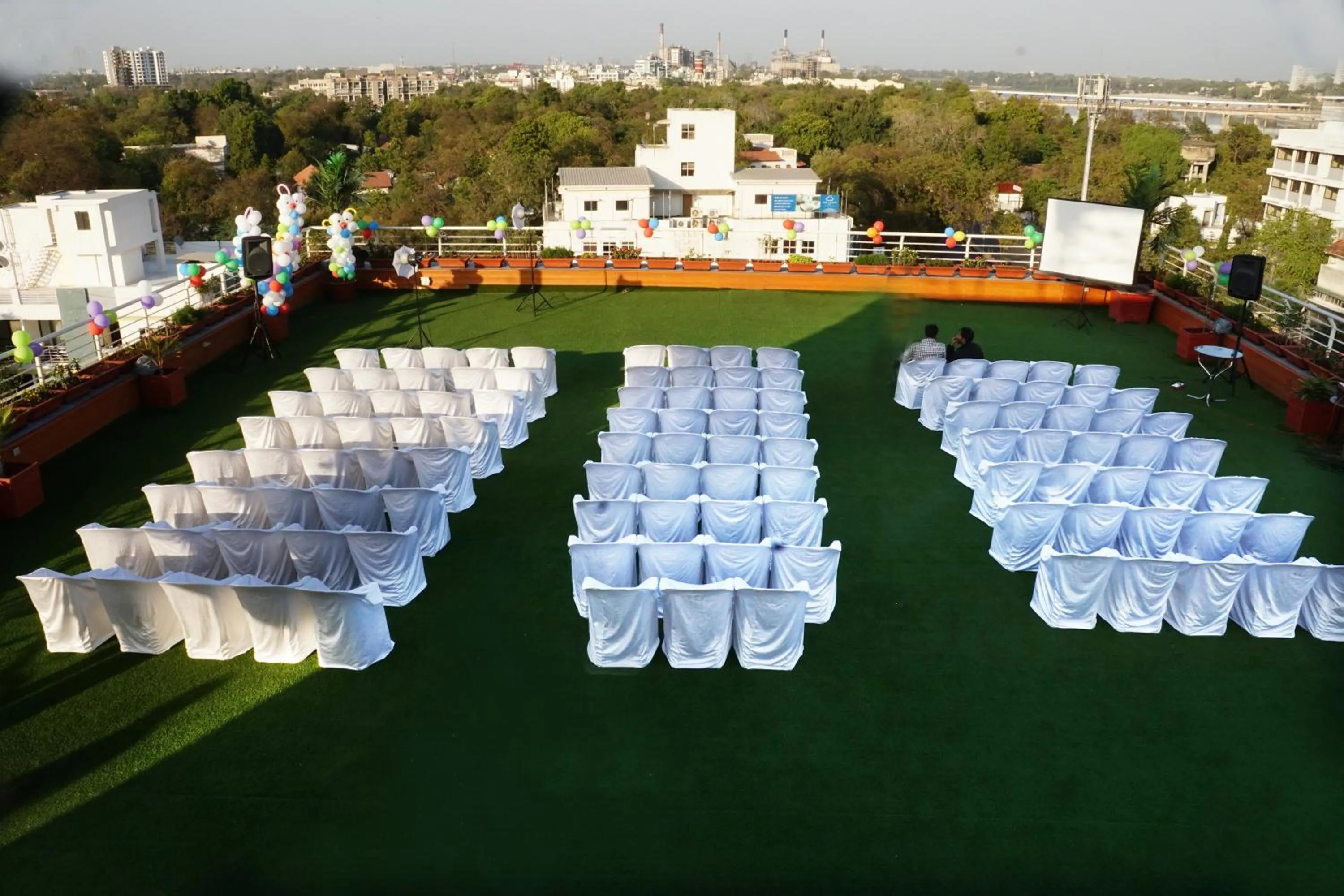 Bird's eye view in SilverCloud Hotel and Banquets