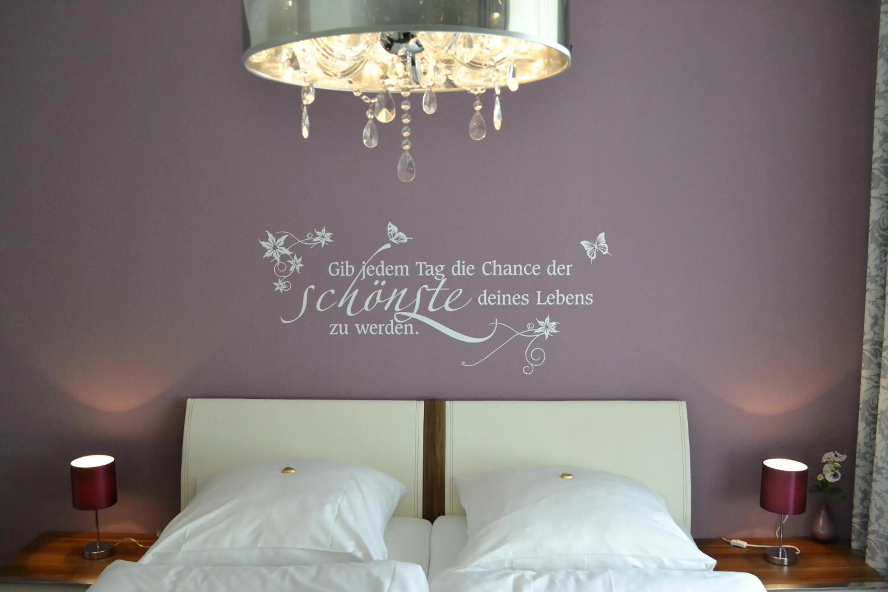 Bed in Gästehaus Graul