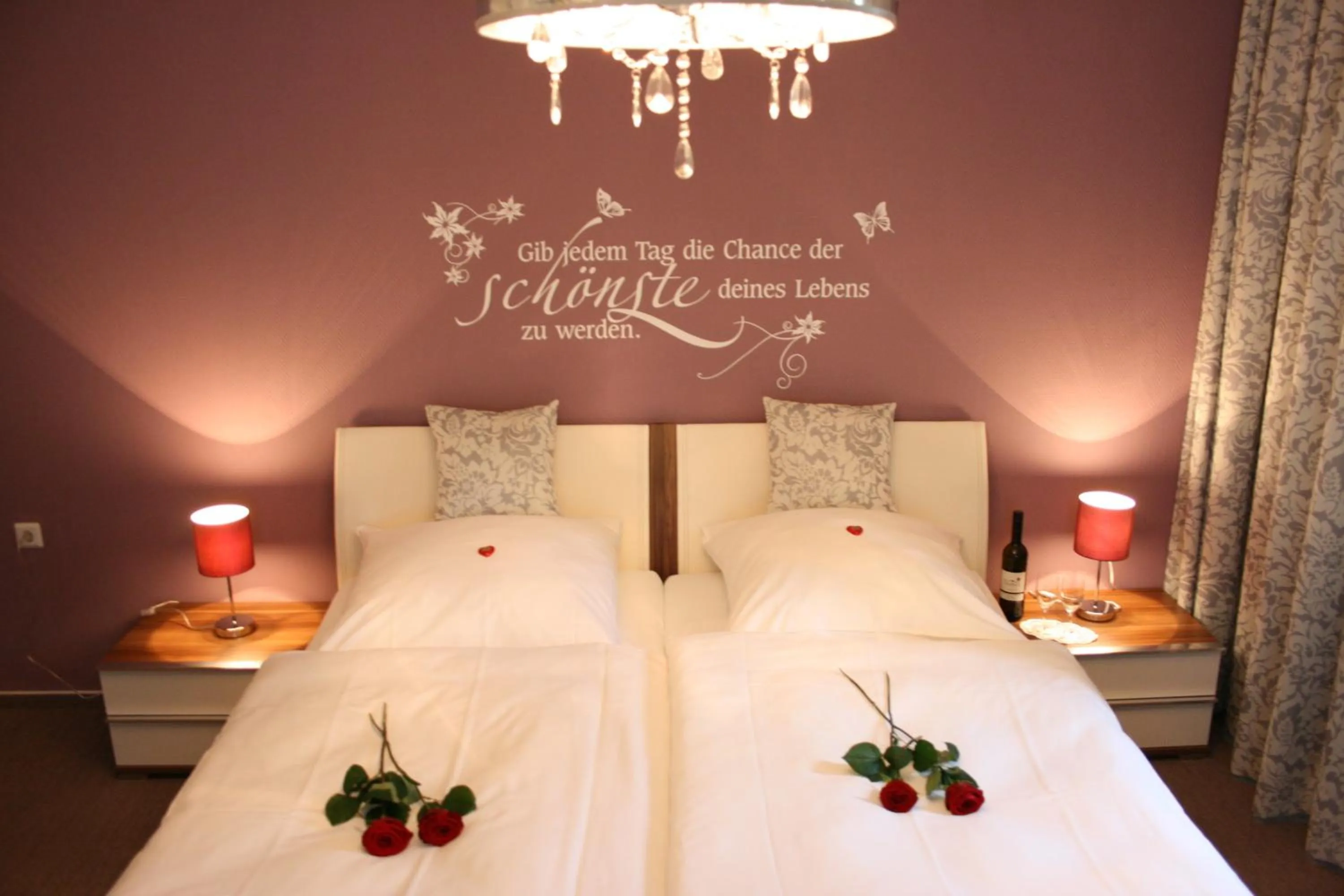 Bed in Gästehaus Graul