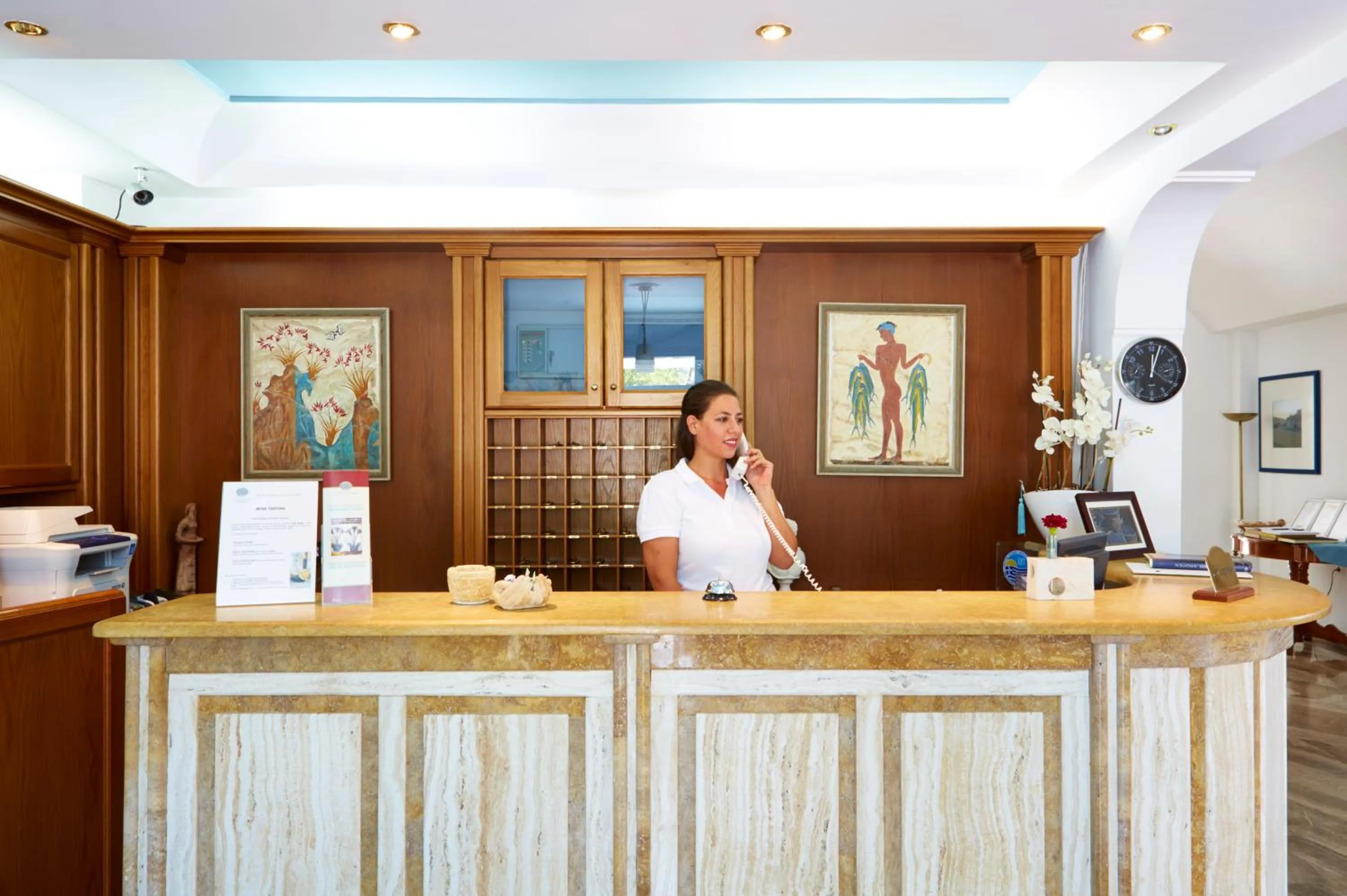 Lobby or reception in Hermes Hotel