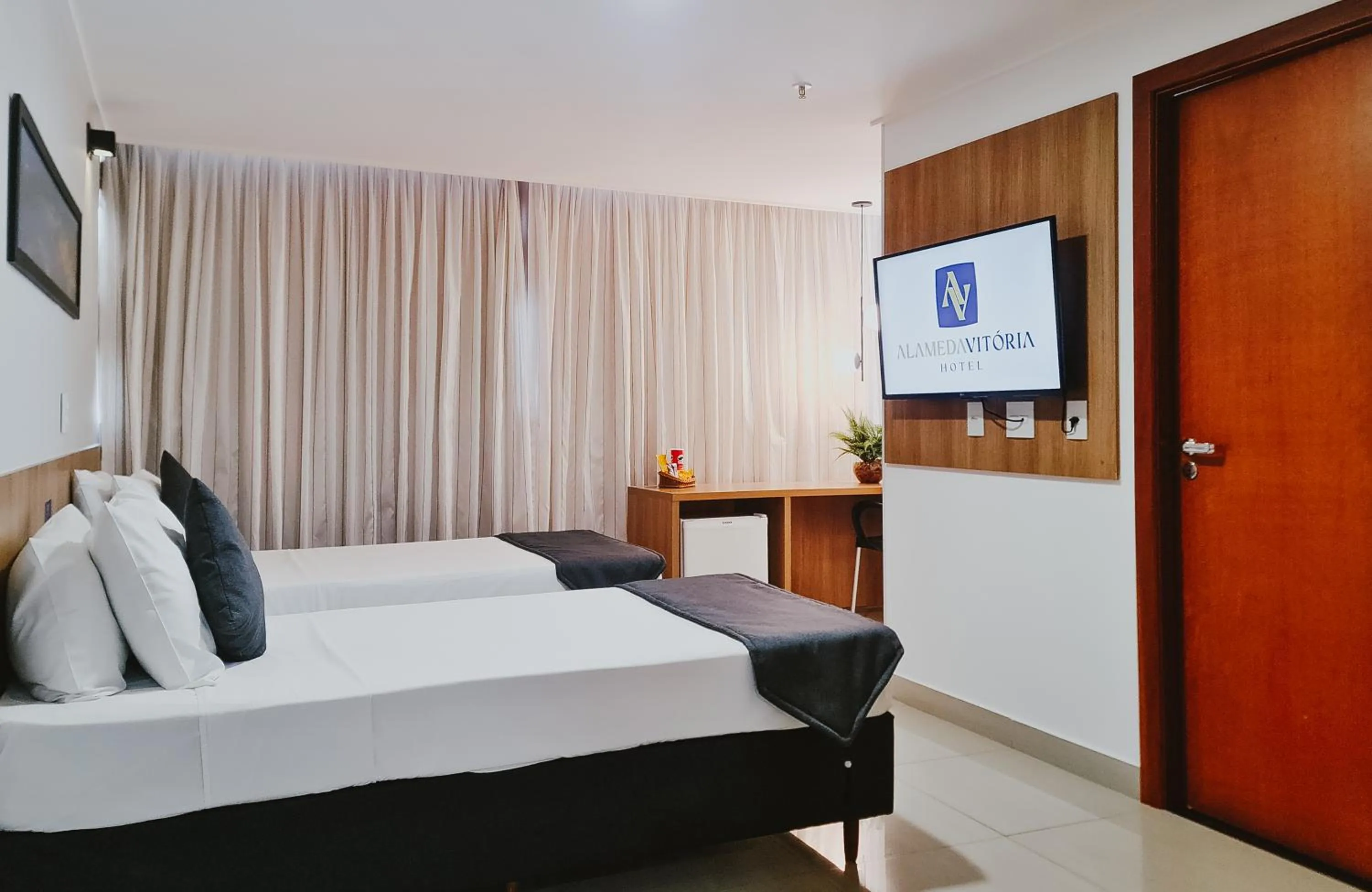 Bed in Alameda Vitória Hotel